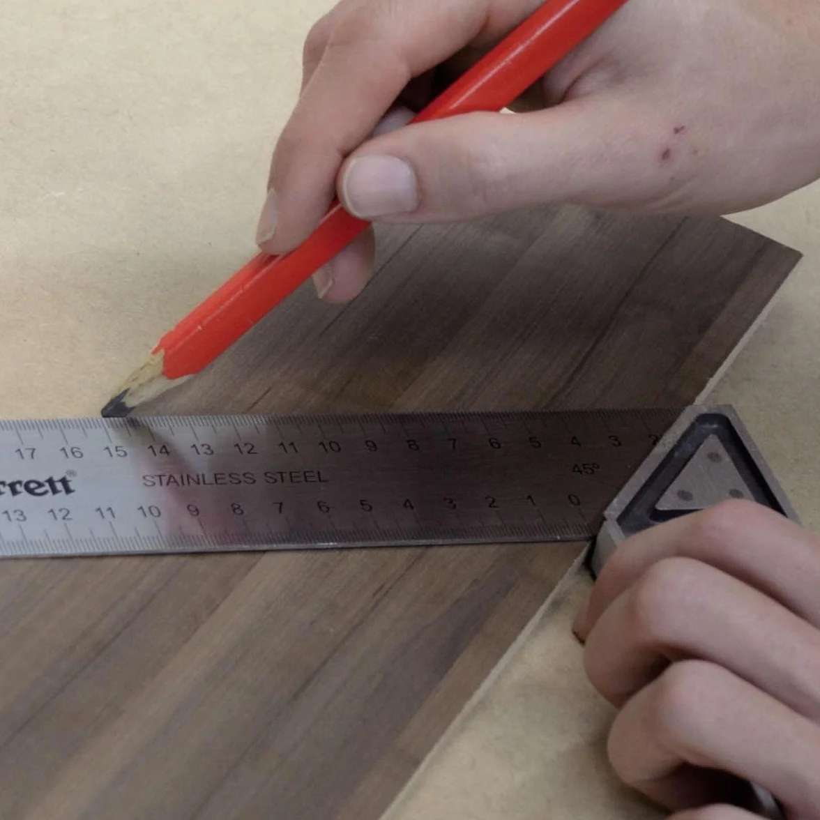 Starrett K53M-350-S Kątownik, Srebrny, 350 mm