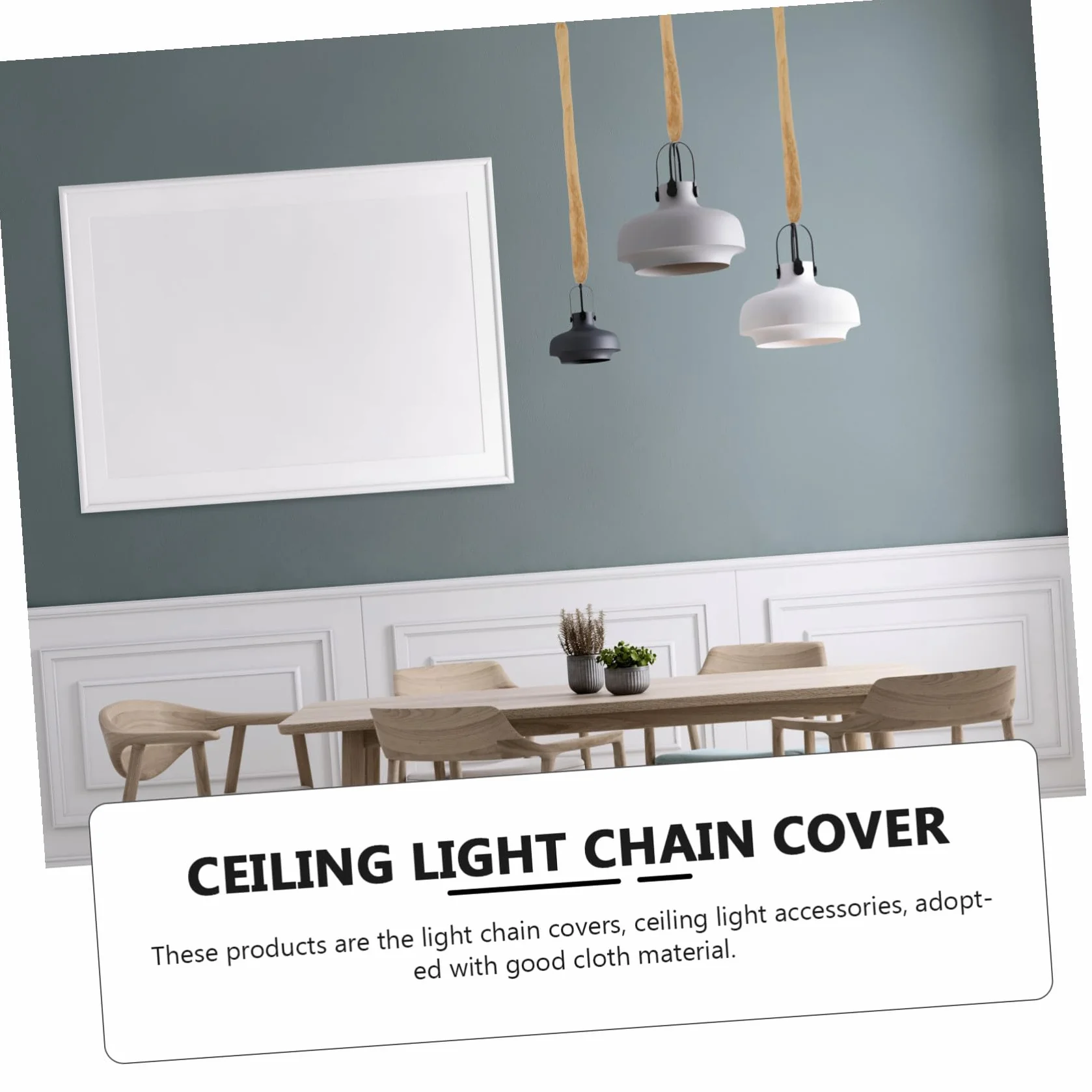 4 Sztuki Ochronnych Pokrowców Łańcuchy Do Lamp Sufitowych Materiałowe Osłony Łańcuchy Żyrandoli Odporne Zużycie i Rdzę Łatwe Montażu Złoty Kolor
