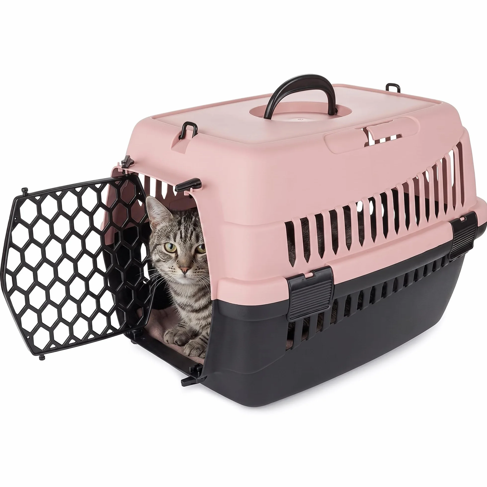 HAPPET Transporter dla Zwierząt ABBA S Różowy 50×33×33 cm Box dla Kota i Psa