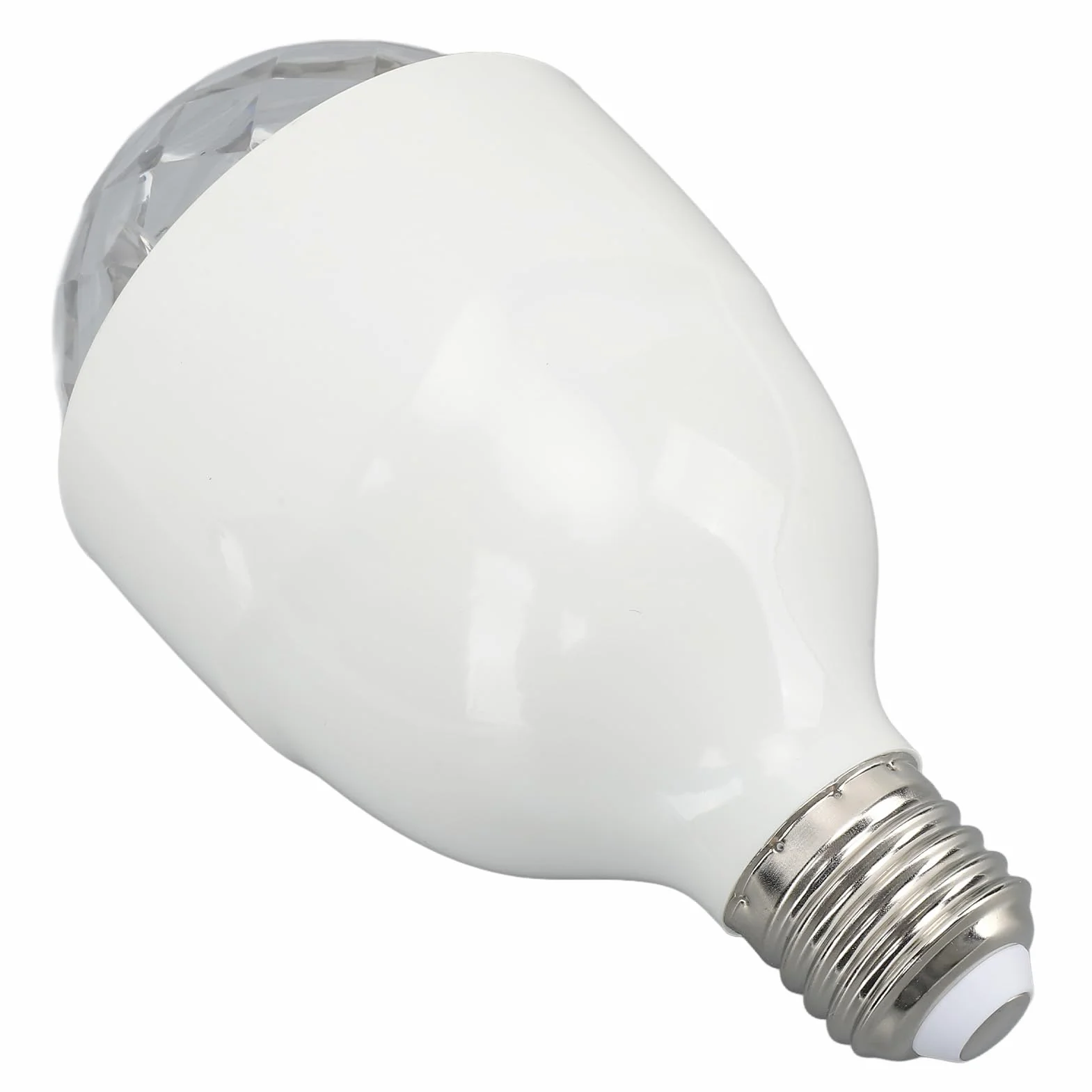 Lampa Kulowa Dyskotekowa RGB Obrotowa LED E27 z Pilotem, Aktywowana Dźwiękiem Stroboskop