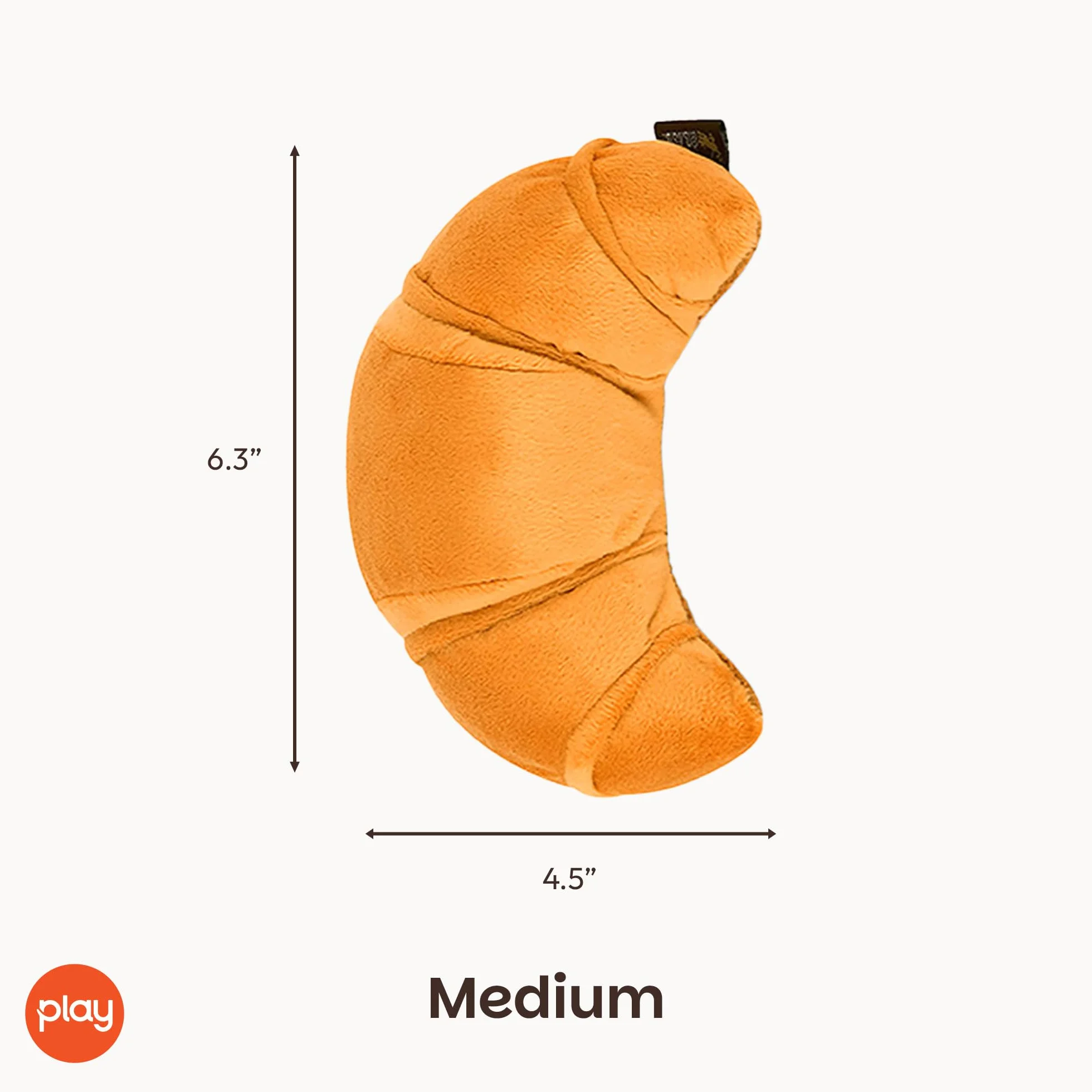 P.L.A.Y. Pet Lifestyle and You - Barking Brunch - pluszowa zabawka dla psów - Pup's Pastry Croissant