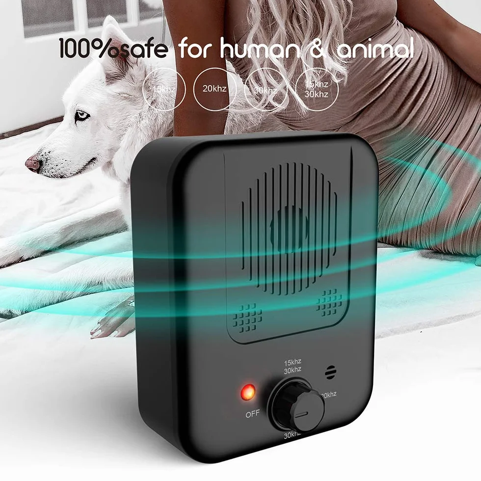 NogrAx Sonic Anti Barking Device: Ultradźwiękowy korek do kory dla odstraszających psów - Ogrody zewnętrzne Trening korektora zwierząt domowych i odstraszacz zachowań