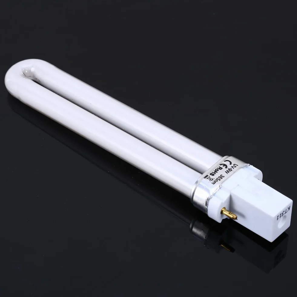 Lampy LED 9 W Zapasowa świetlówka UV Żarówki W Kształcie Litery U do Suszarki do Paznokci