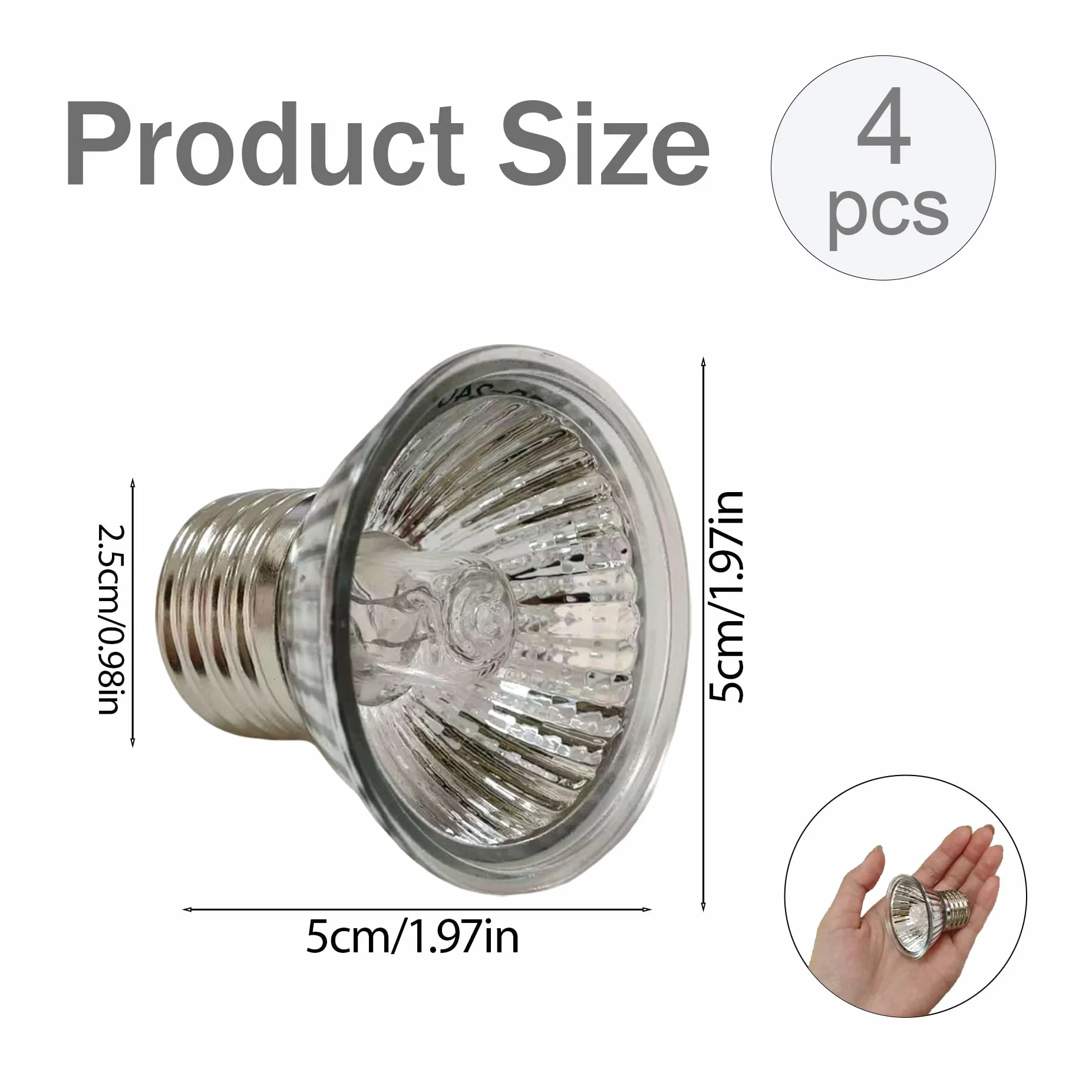 E27 50W UVA UVB żarówka grzewcza dla gadów, żółw, lampa solarna pełne spektrum do terrarium