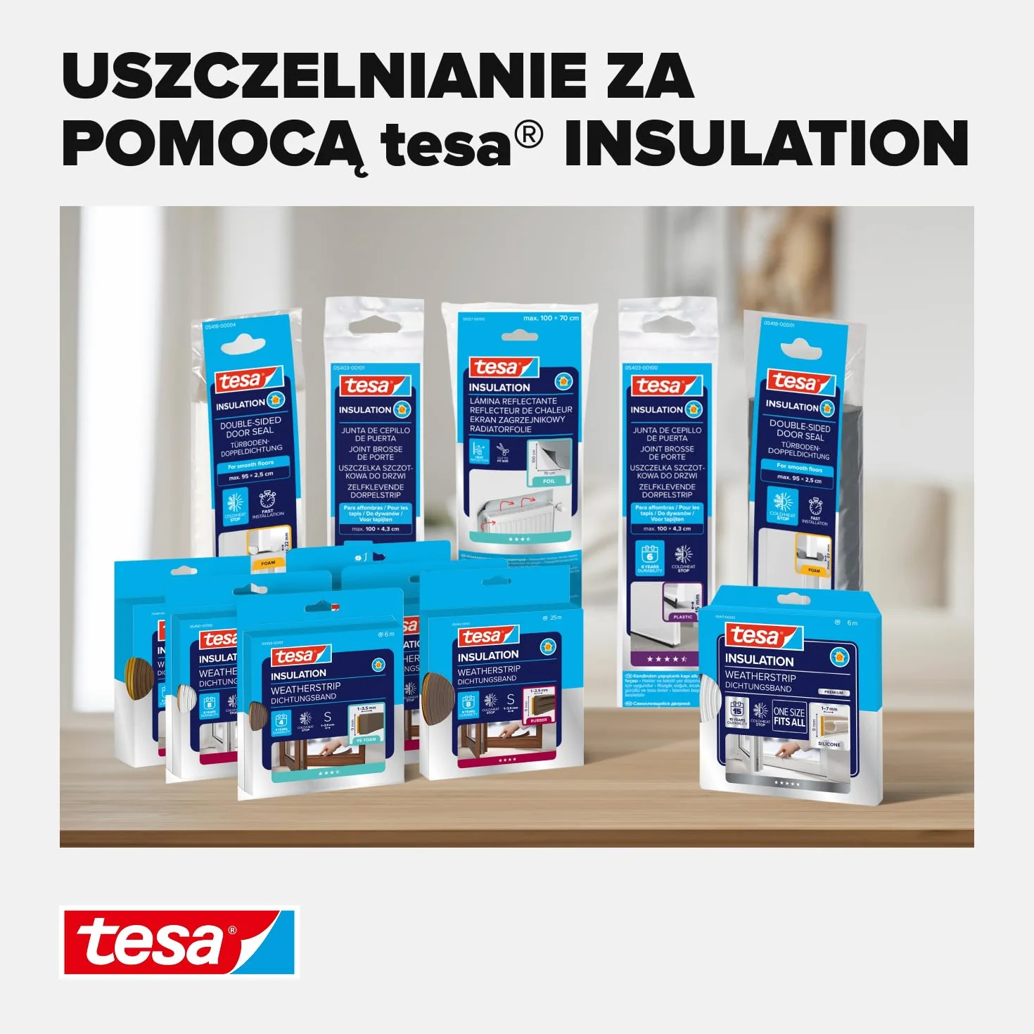 tesa INSULATION folia odblaskowa do grzejników 1 m x 0,7 m