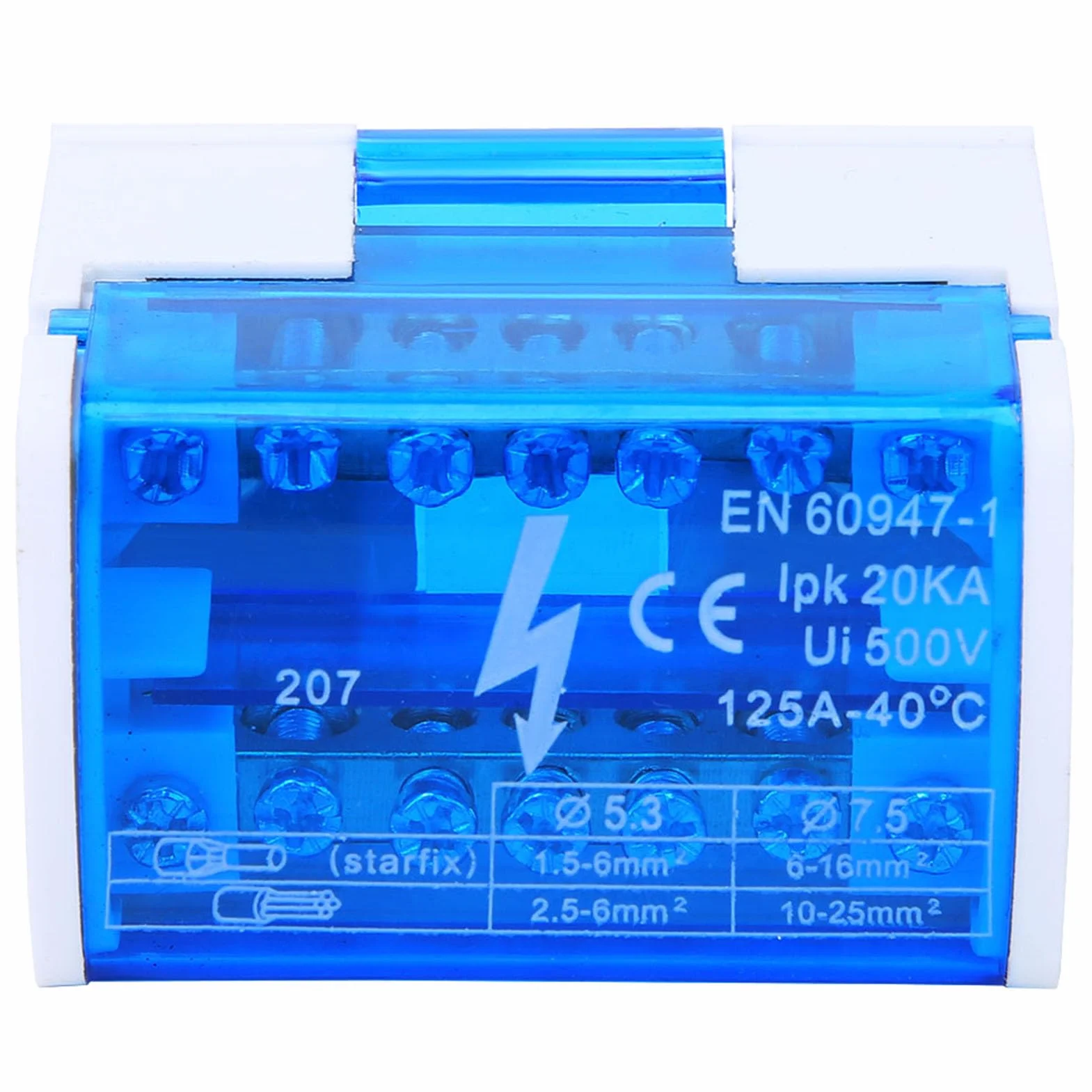 Szyna Din do Skrzynki 16mm Blok Szyny Din Szyna Din St Szyna Din Rozdzielacz Elektryczny Listwa Zaciskowa Uziemienia w Bloku