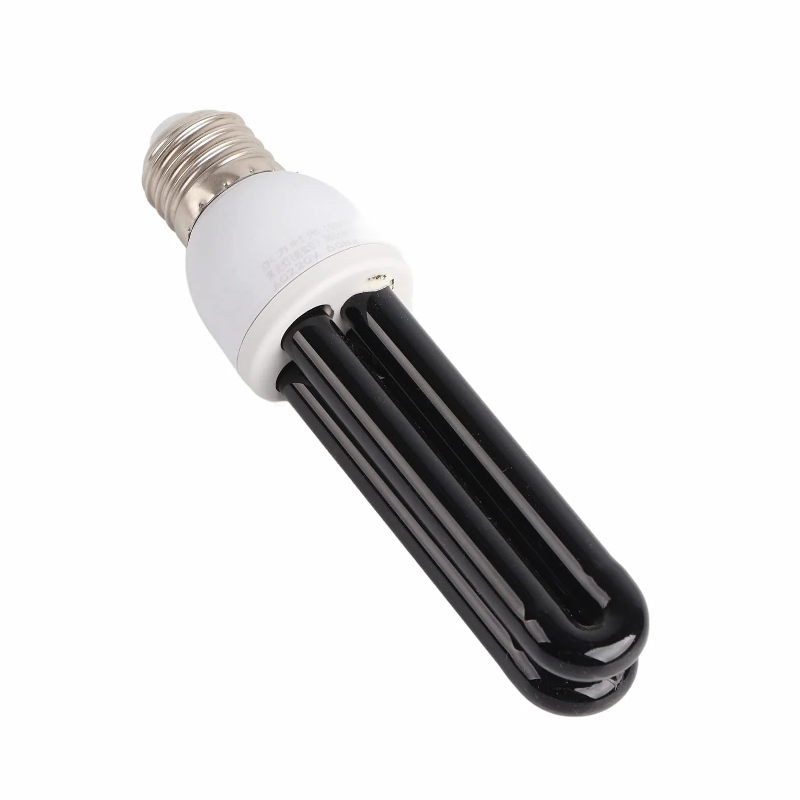 E27 UV CFL żarówka 15W czarne światło fluorescencyjne do zabijania szkodników