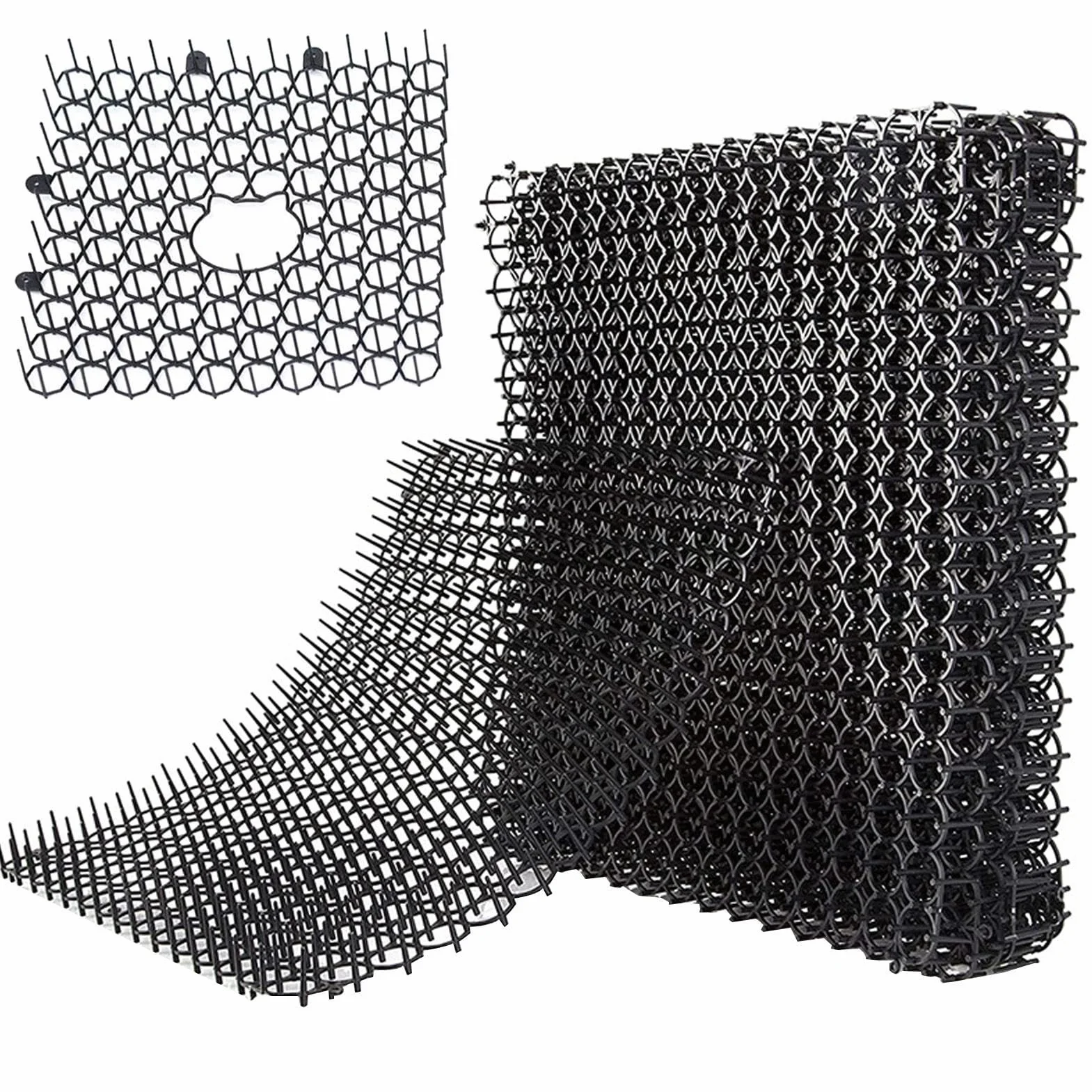 Mata z kolcami dla kota | 12 szt. Mata z kolcami dla zwierz?t - Kitten Anti-Jump Pad Przyci?ta mata ogrodowa z kolcami mo?e by? ? ?czona podwórku Imtrub
