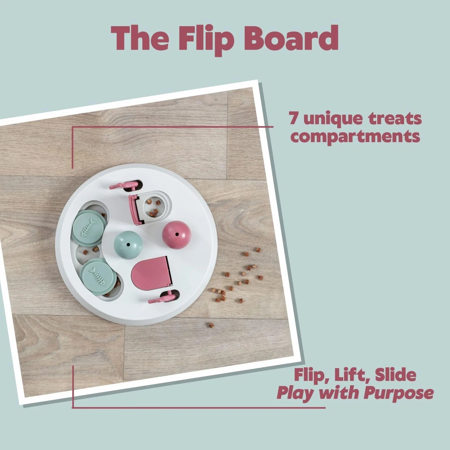 Trixie Activity Flip Board gra strategiczna dla kotów 23 cm