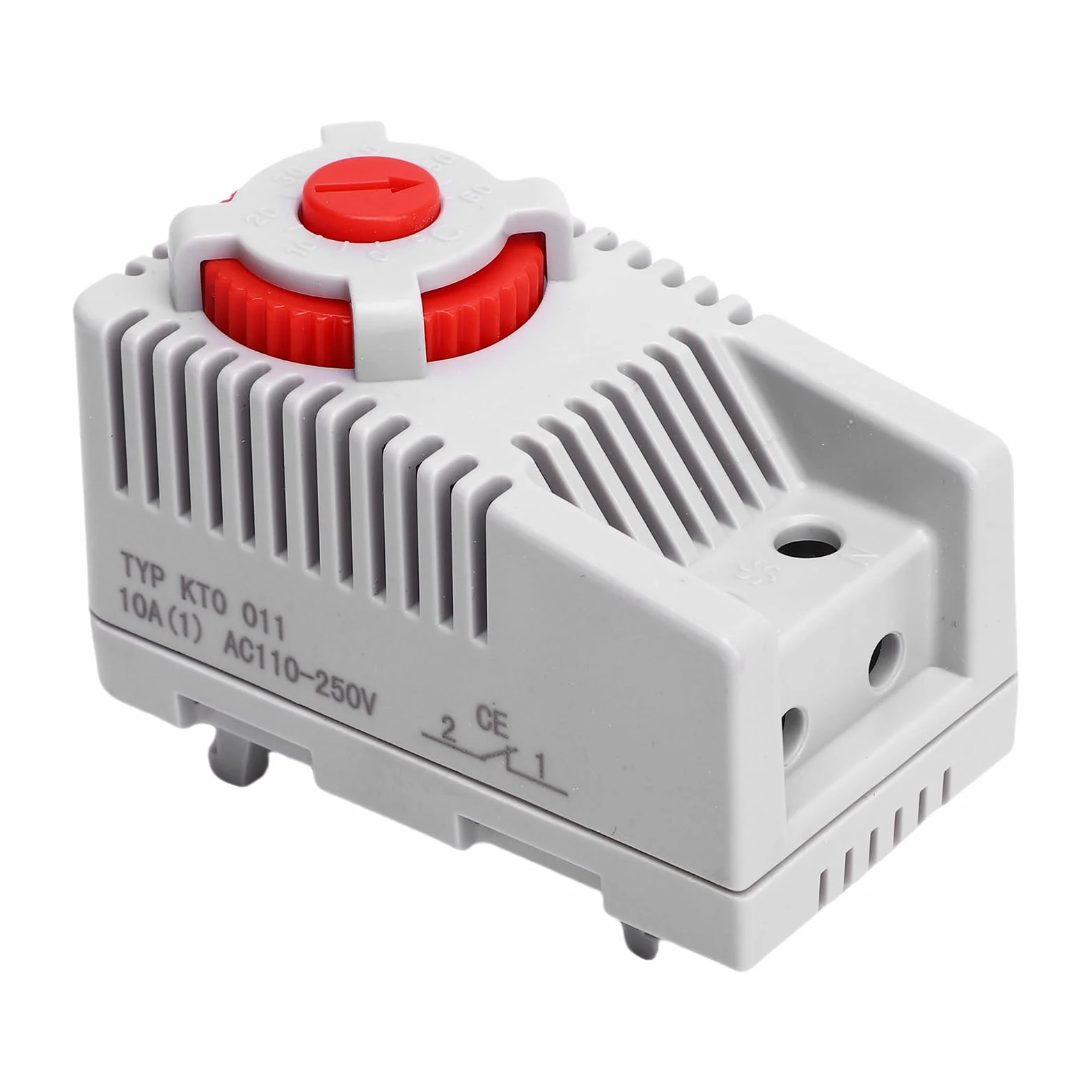 SEAFRONT Mechaniczny Kontroler Temperatury Termostatu NC 0-60 ℃ Płomienie Opóźniającego Komputer z Mocowaniem Szyny DIN do Sterowania Urządzeniami do Chłodzenia Ogrzewania