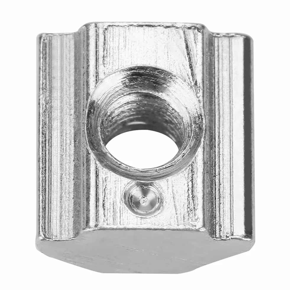 50 sztuk M3 T-Slot Tee T-Piece nakrętka ślizgowa ze stali węglowej do wytłaczania aluminium z profilem 2020 Sereis Slot 6mm