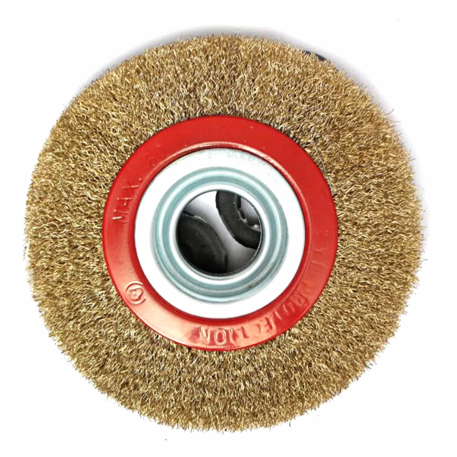 Koło Druciane do Szlifierki Stołowej, Zestaw Szczotek Drucianych 150 Mm Koło Druciane do Szlifierki Stołowej Koło Druciane ze Stali Nierdzewnej Płaskie do Usuwania Lakieru