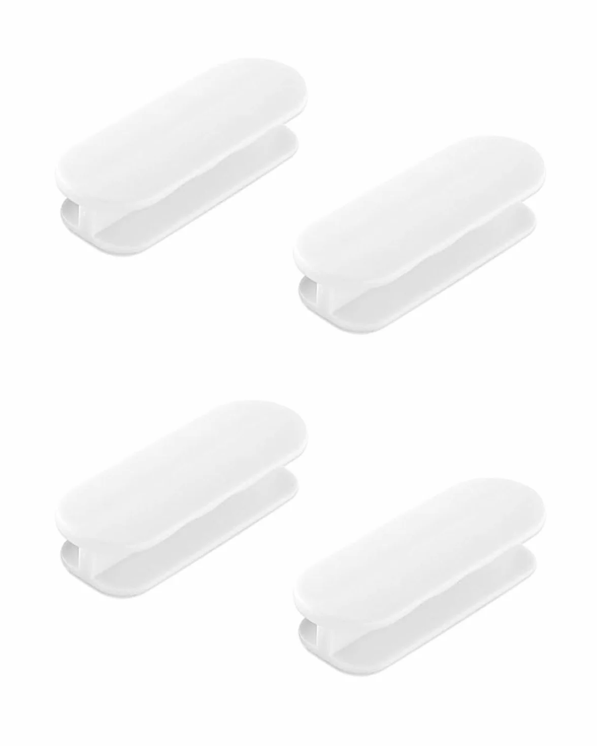 4 szt. Samoprzylepne uchwyty do drzwi balkonowych - Uchwyty do drzwi balkonowych, plastikowe uchwyty meblowe, plastikowe uchwyty do mebli do okien szklanych drzwi szuflad