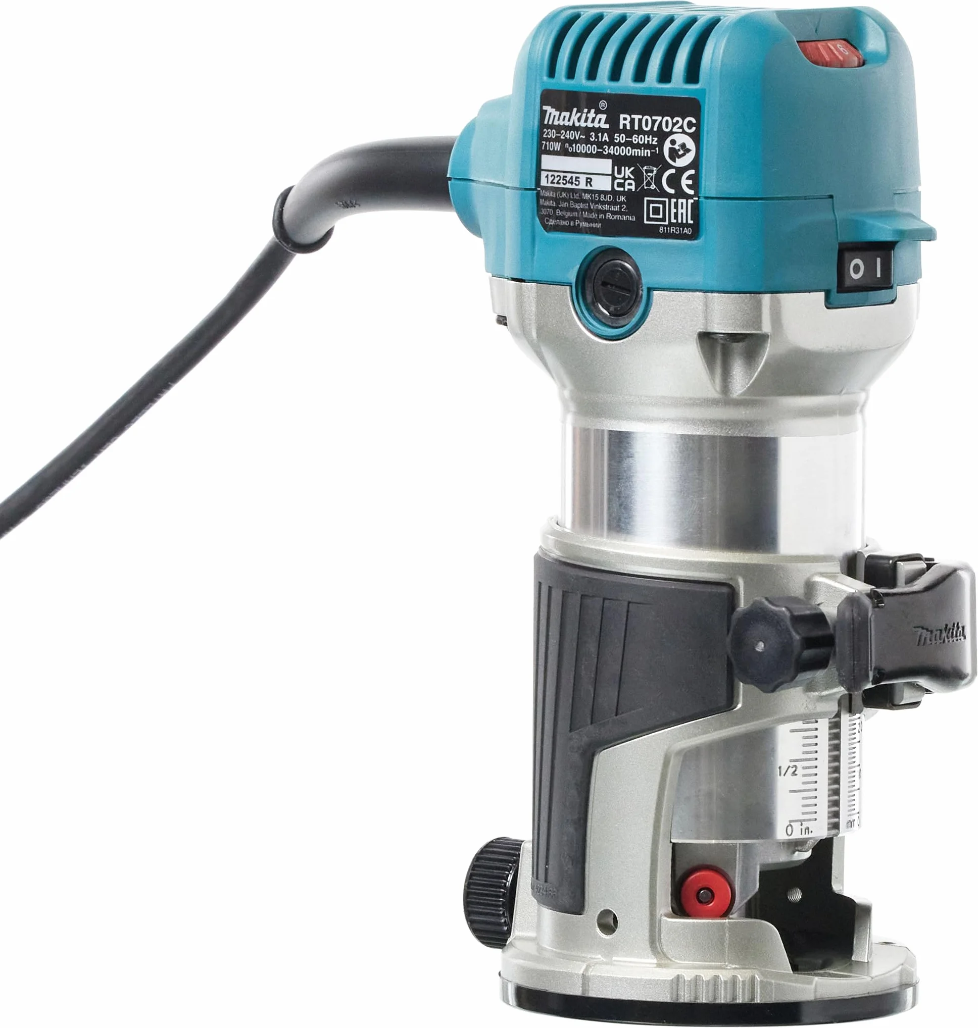 Ściernica z Prędkością 710W Ø8 Lub 6 mm - Makita Rt0702C