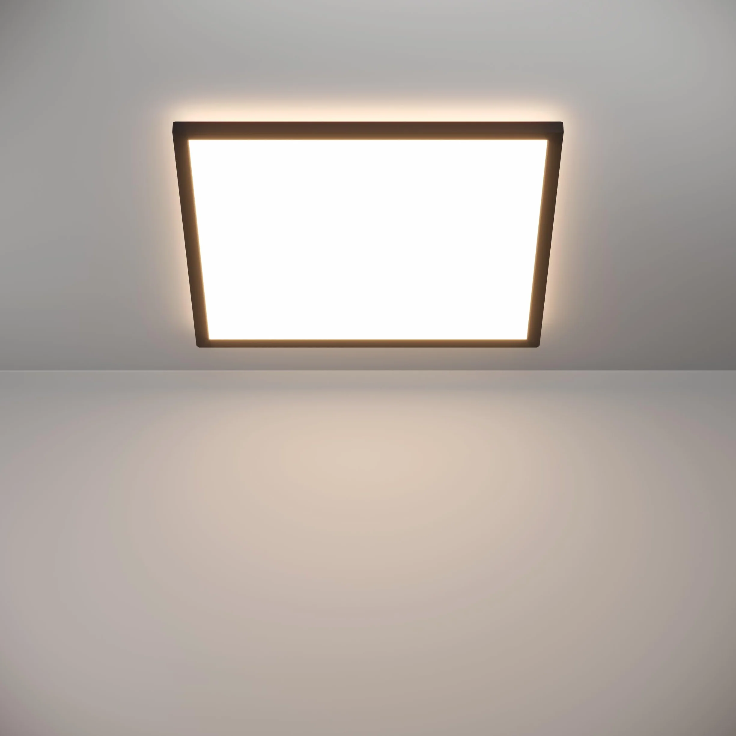 Eglo Rovito Lampa Sufitowa LED IP44 50x50 cm Czarno-Biała