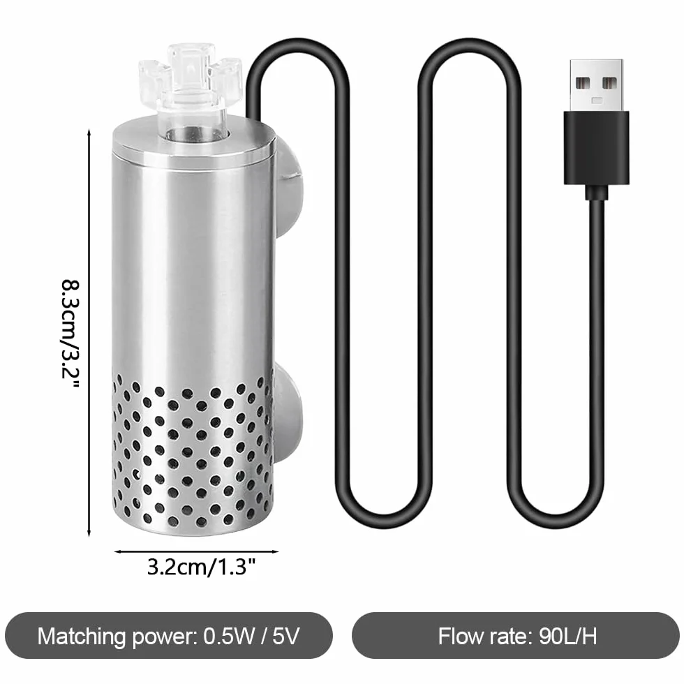 DONGKER Elektryczny przyrząd do usuwania folii olejowej, ze stali nierdzewnej, USB, do akwarium, z 2 mocnymi przyssawkami, do domowego zbiornika na wodę