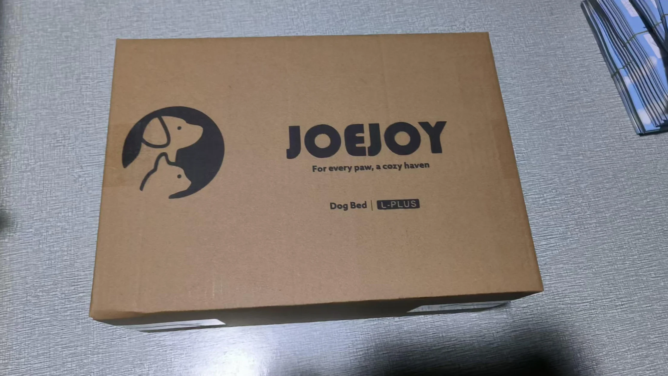 JOEJOY Ortopedyczne legowisko dla psa XXL wodoodporne antypoślizgowe z miękkiego sztucznego futra 122