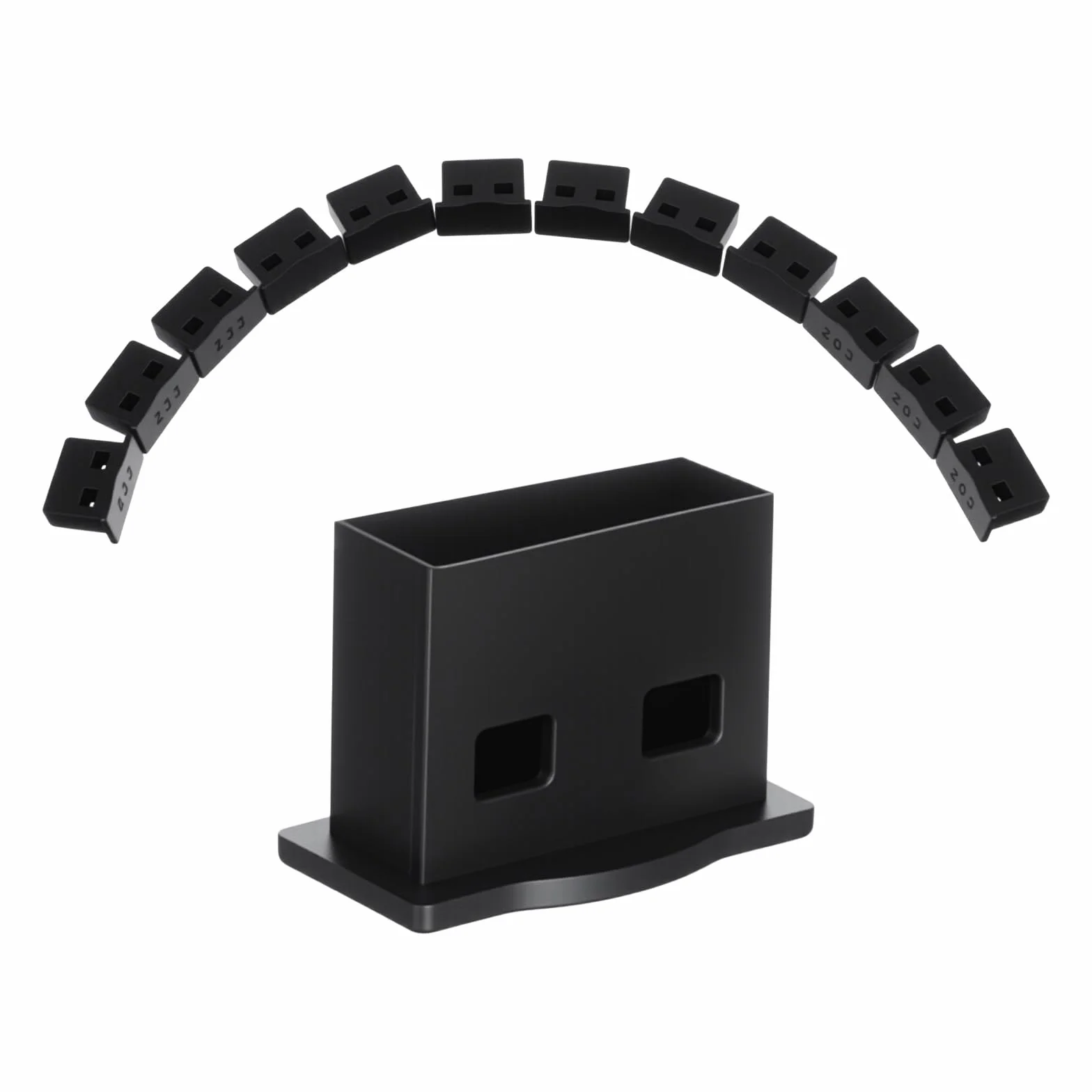 12 sztuk nasadek przeciwpyłowych USB, etui ochronne, silikonowe nakładki ochronne do USB typu A, odpowiednie do laptopów i komputerów stacjonarnych (czarne)
