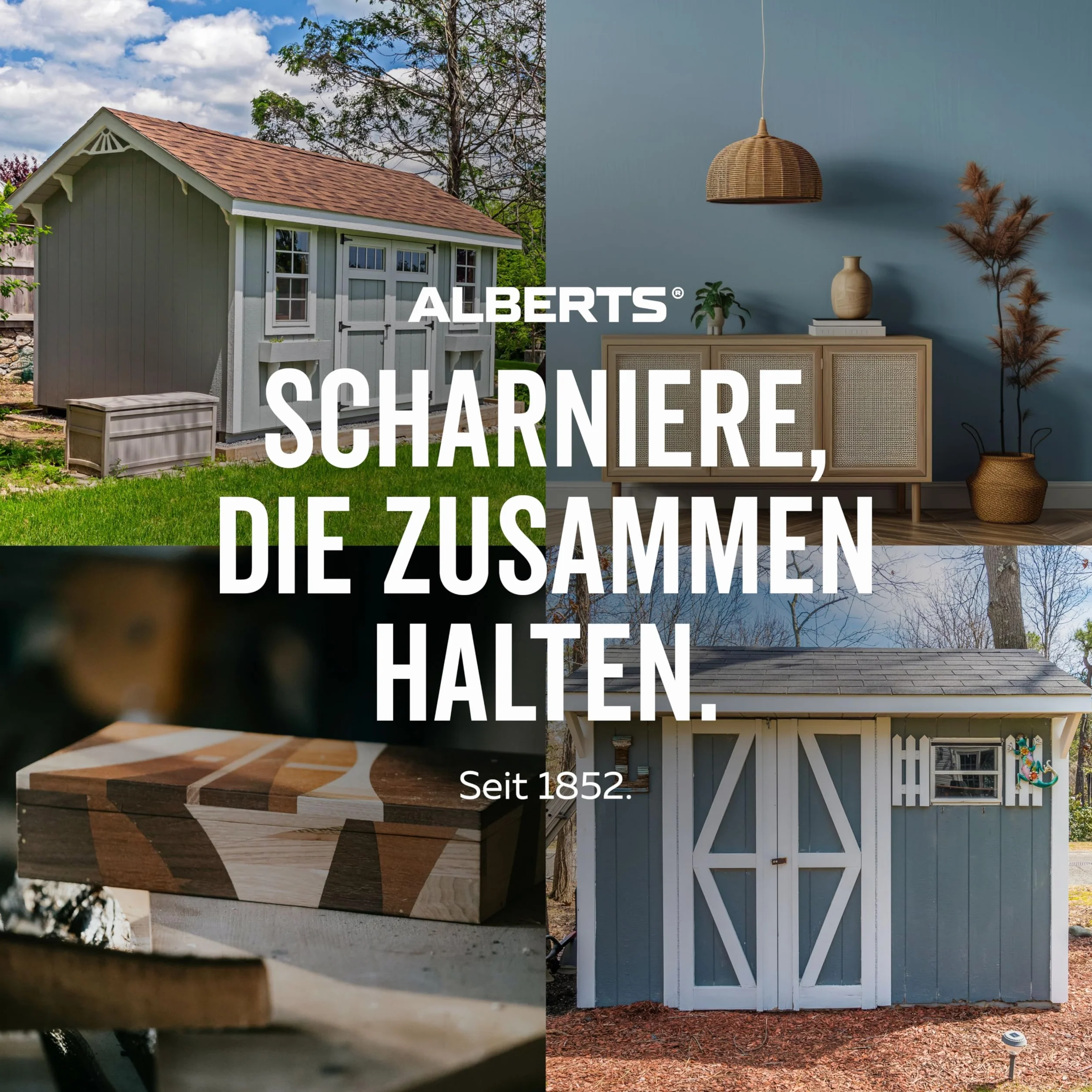 Alberts 345389 Zawias | wąski | ocynkowana metodą Sendzimira | 51 x 30 mm