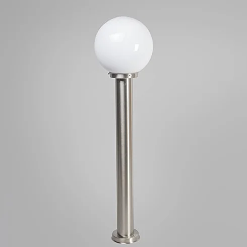 Lampa zewnętrzna słup stal nierdzewna 100 cm Sfera E27 1 światło