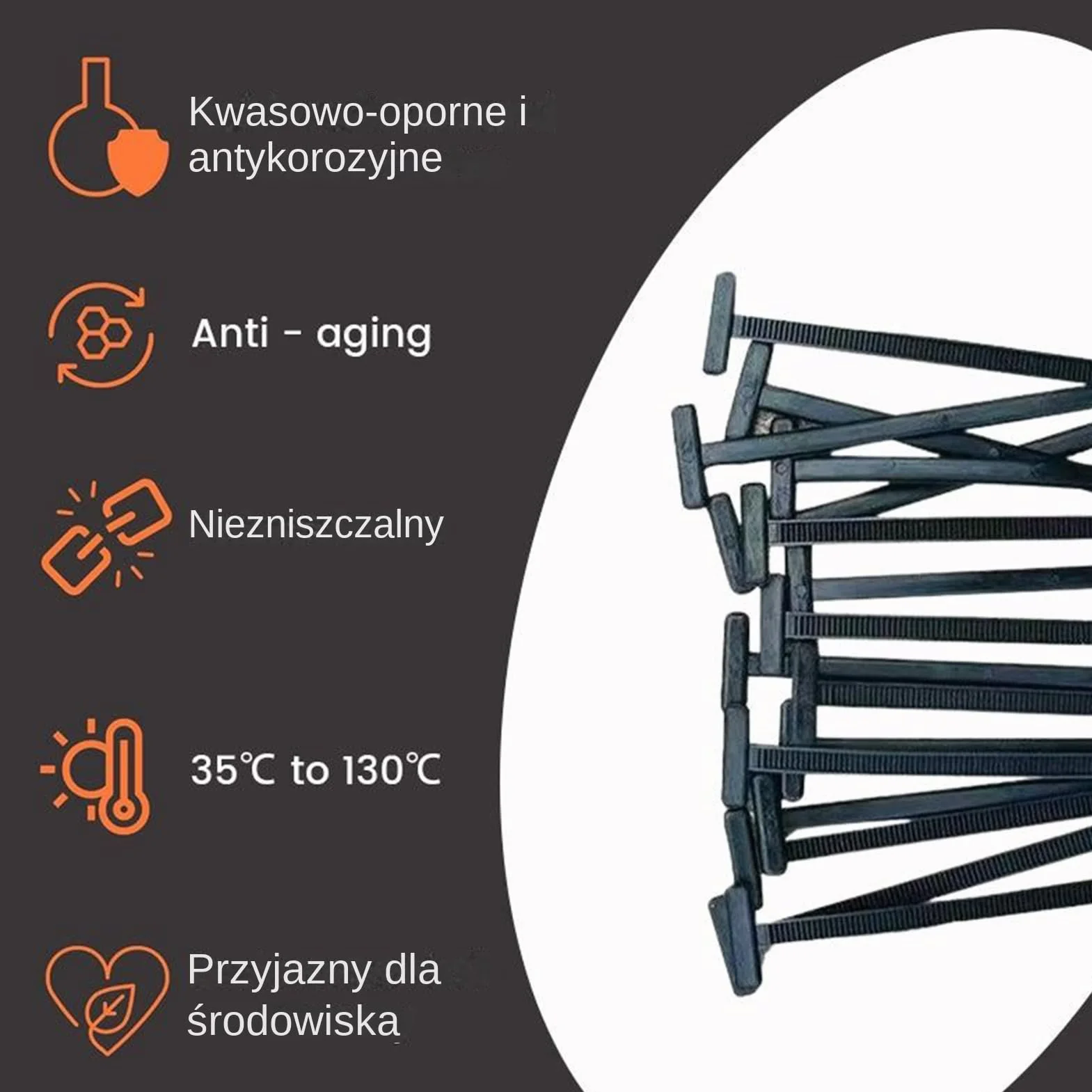Generic Car Cable Tie Buckle, 100X Nylon Zip Ties, Heavy-Duty Fastener Clips, Strong Self-Locking Design, Multipurpose Management for Auto, Machine, Home, and Repair Use 3.54x0.79x0.2in