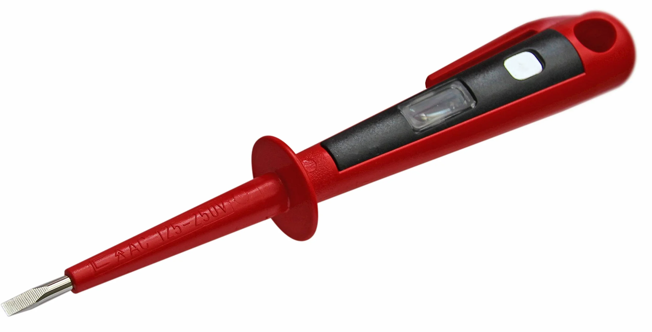 H + H Werkzeug 45400 Eurotester napięcia/tester napięcia/tester faz do 250 V GS sprawdzony zgodnie z VDE 0680, Made in Germany, czerwony/czarny, 150 mm, 45400 VDE