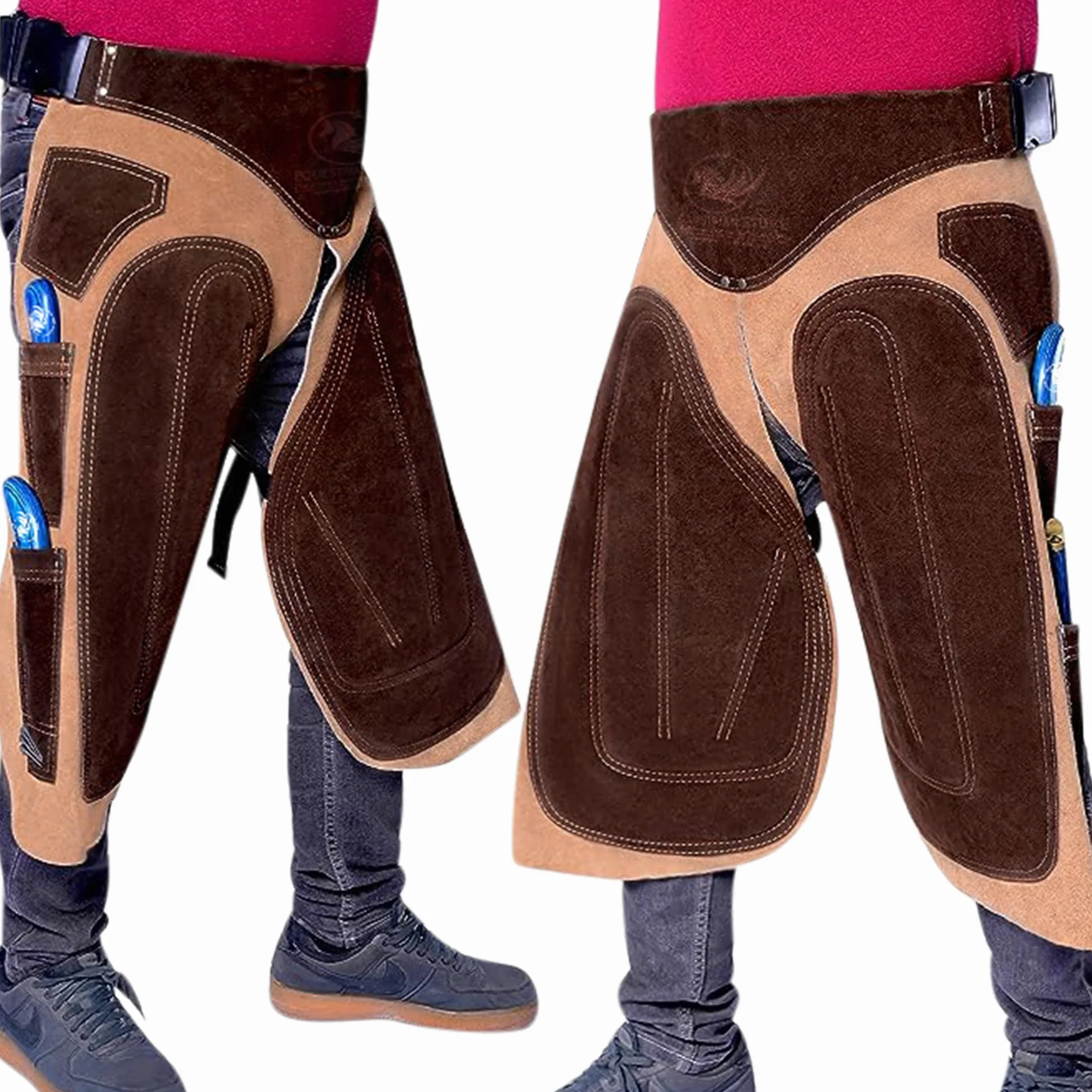 Fartuch kowalski ze skóry 70 cm regulowany narzędziowy