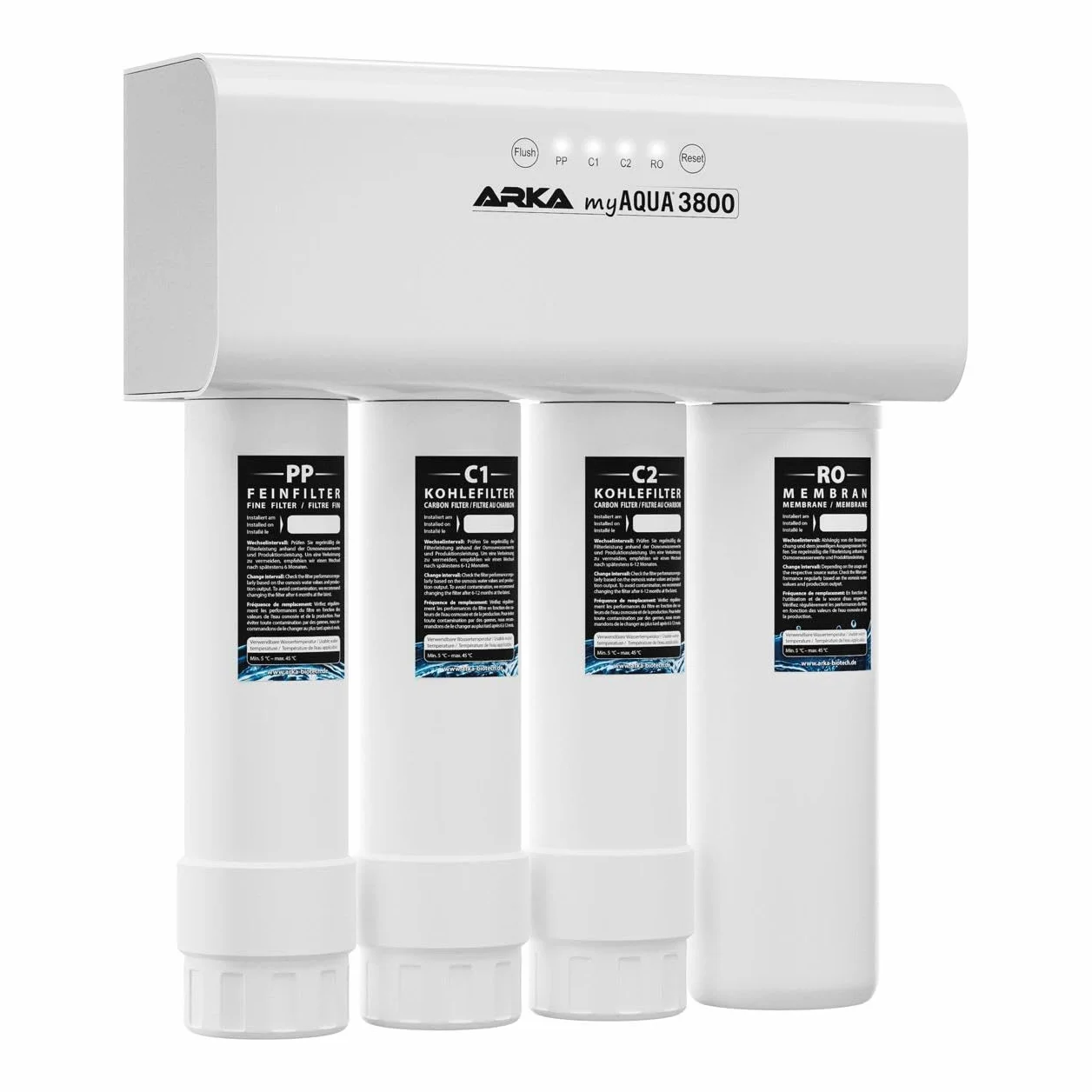 ARKA myAQUA 3800 system odwróconej osmozy 2,6 l/min 3800 l/dzień filtr wody