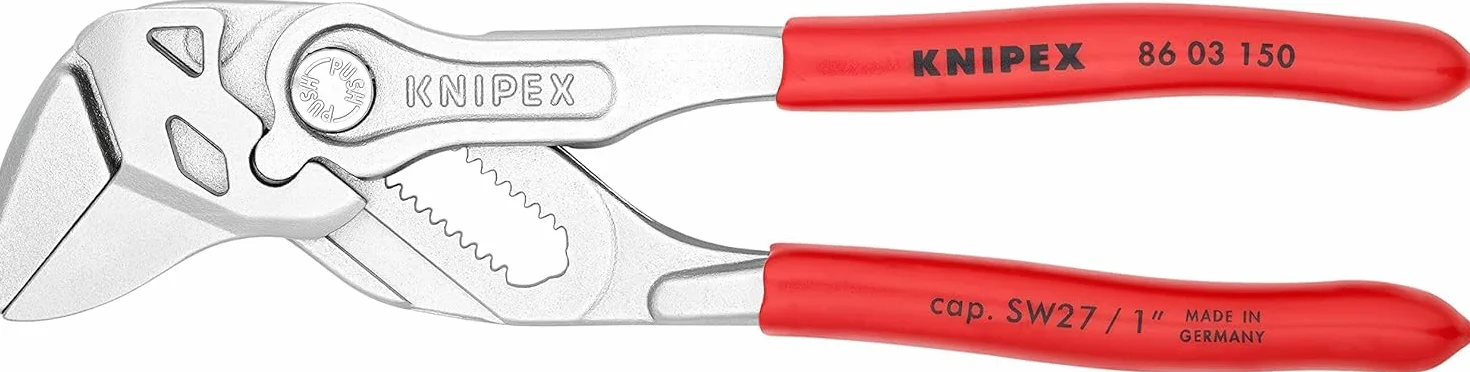KNIPEX Szczypce-klucz 150 mm chromowany z tworzywa sztucznego powlekane 86 03 150