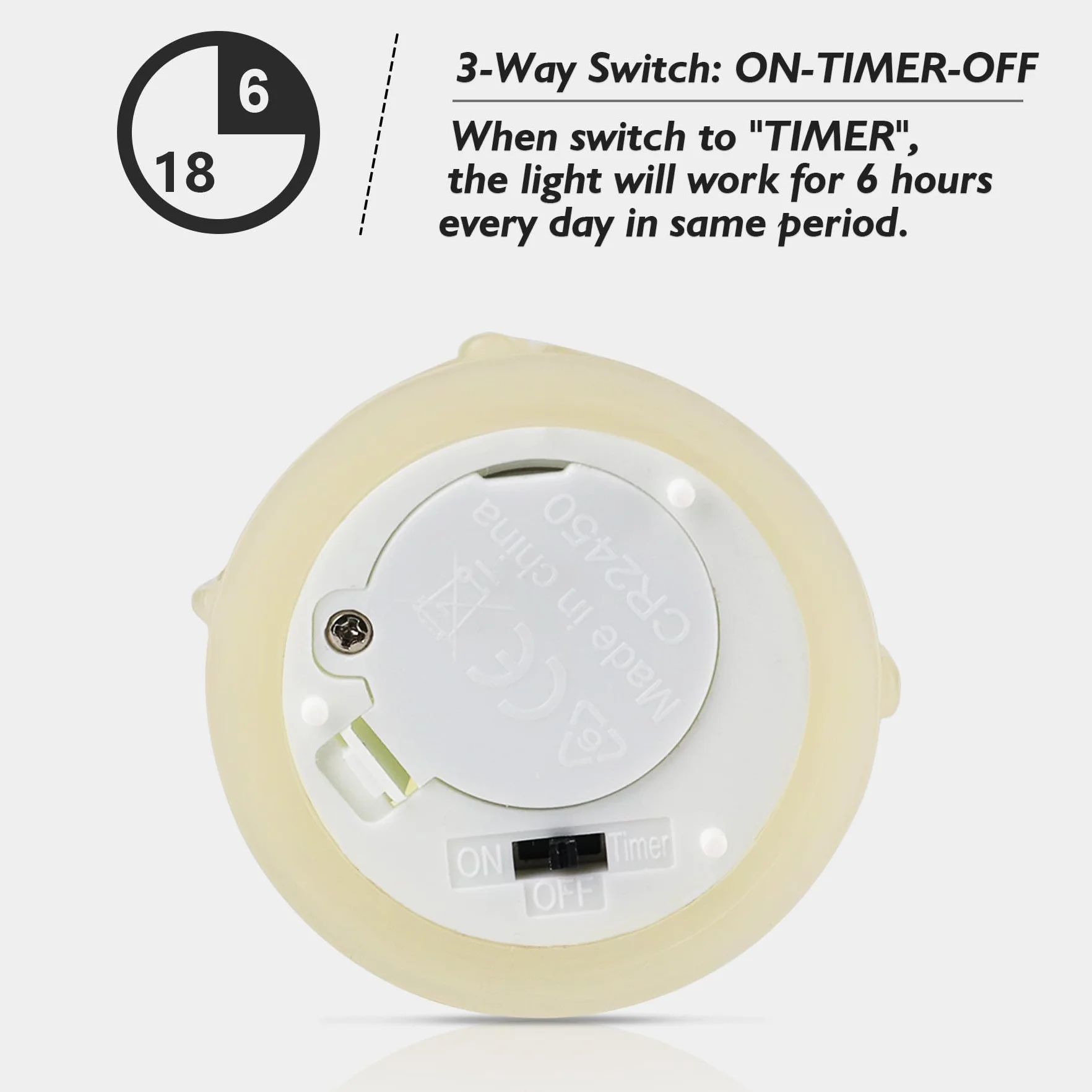 Świeczki LED imitujące białą brzozę z timerem, prawdziwy wosk, bateriowe, średnica 5cm