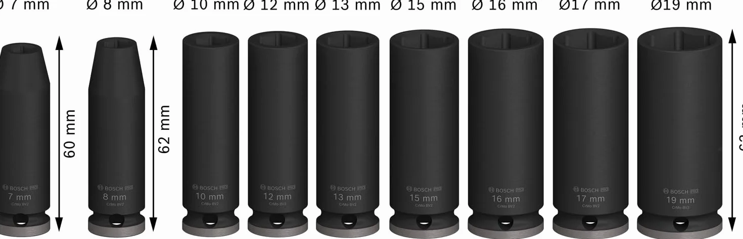 Bosch 9 x PRO Impact zestaw nasadek (69 x 35 mm, profesjonalne akcesoria, wiertło i śrubokręt)