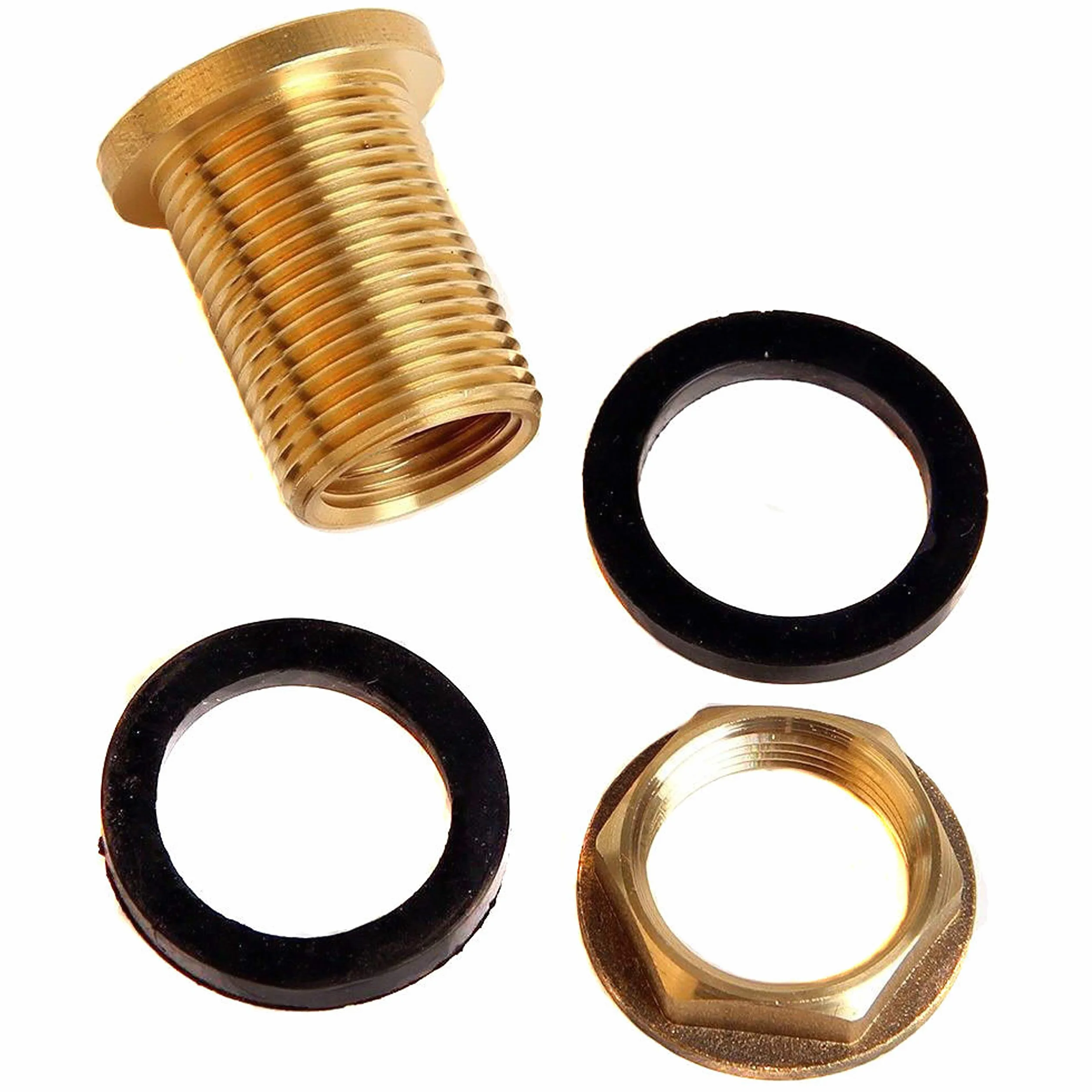 Złącze śrubowe zbiornika + kranik 16 mm złącze śrubowe beczki 1/2" IG 3/4 AG (H02F01)
