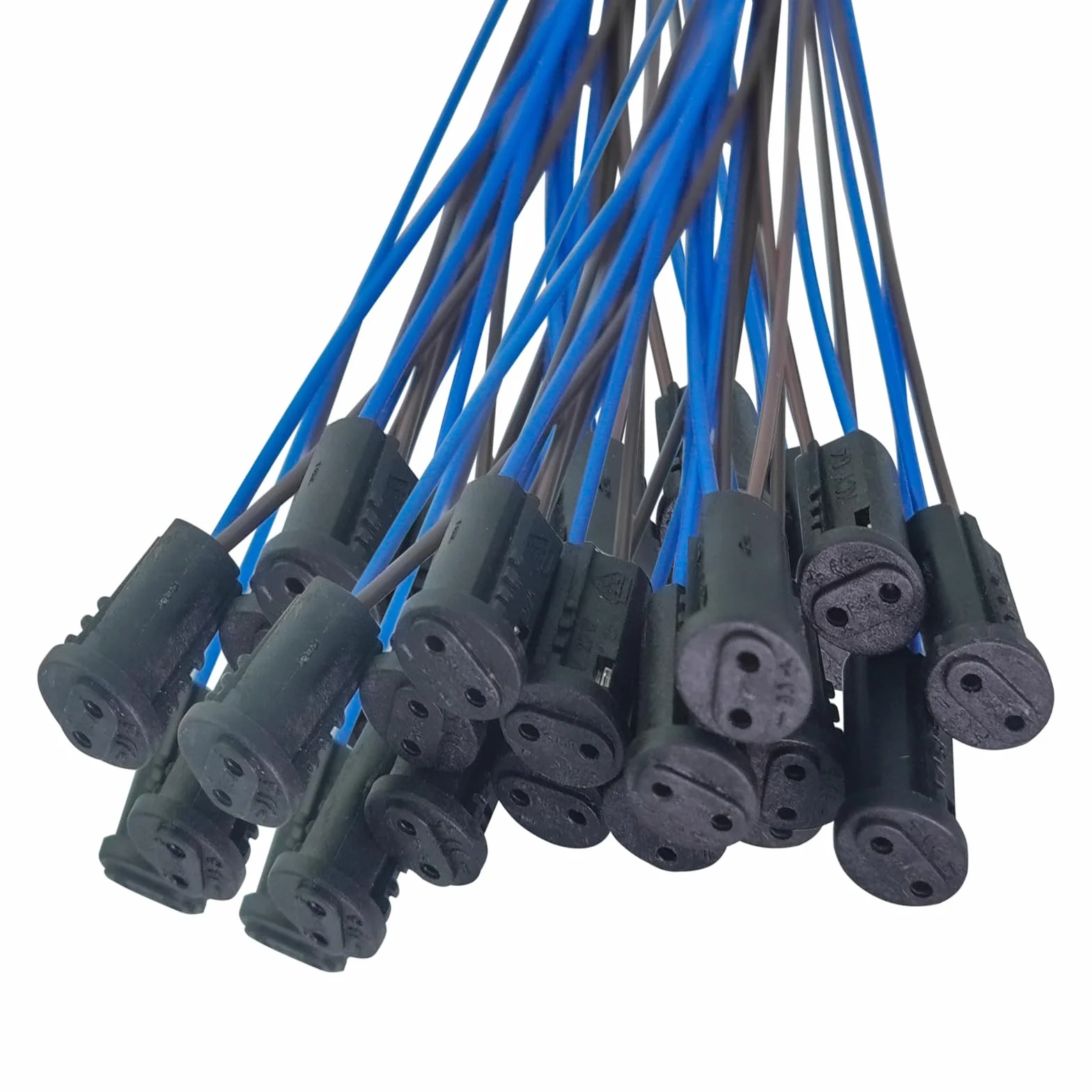 Ymwave 20 sztuk gniazda złącza przewodu G4, uchwyt lampy G4, 20 cm, gniazda lampy do halogenowego żarowego LED