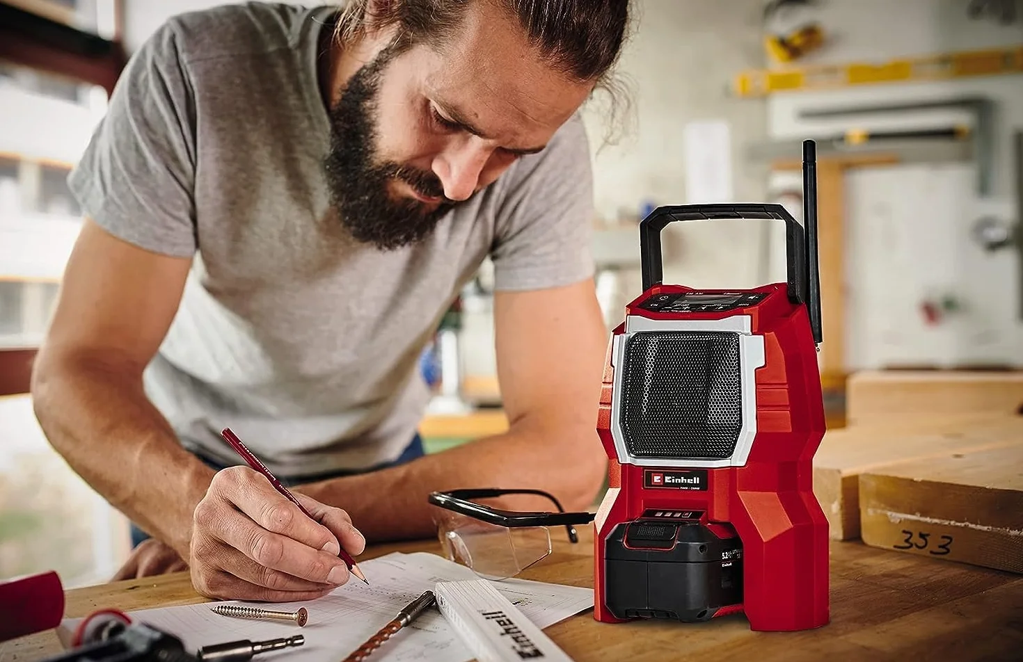 Einhell TC-RA 18 Li BT Radio akumulatorowe 18 V Li-Ion Bluetooth