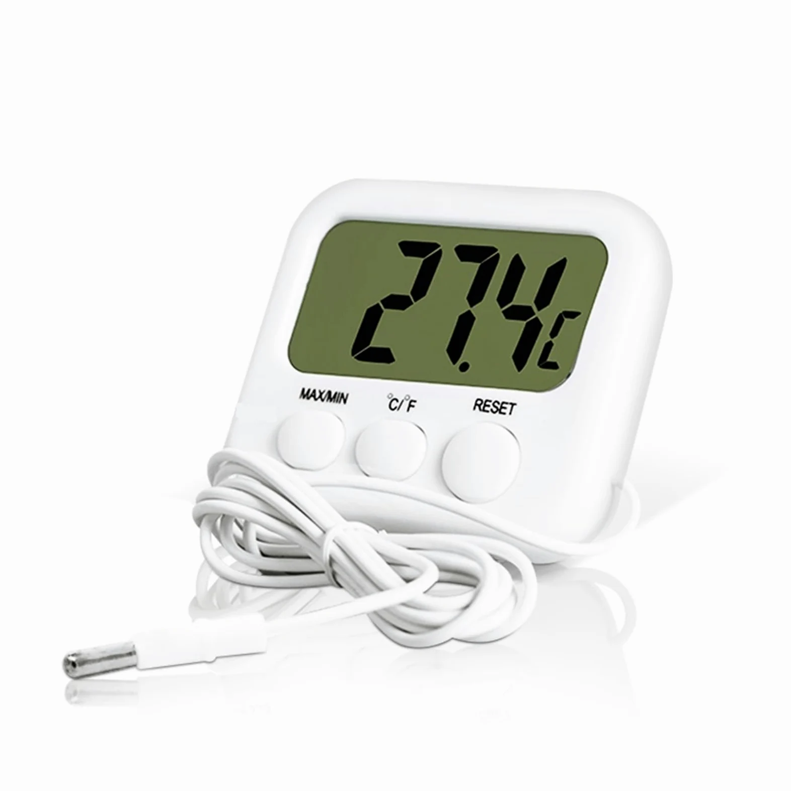 Stacja stojąca LCD Mini lodówka do akwarium Cyfrowy termometr z czujnikiem sondy Basen