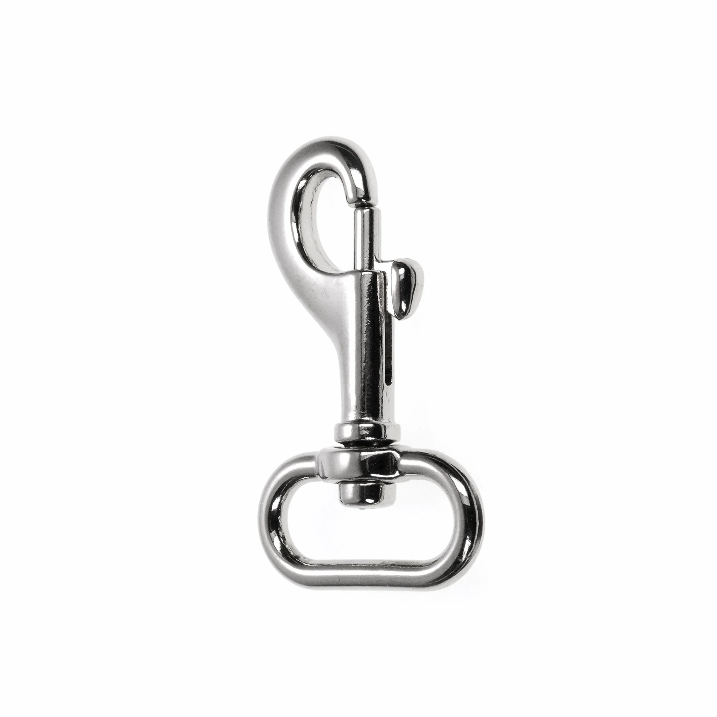 Ganzoo haczyki karabińczyk z przegubem obrotowym do smyczy i obroży psa, stal stopowa, czarny, długość 58 mm, oczko 27 mm, 2 szt., do Paracord 550, głowica zatrzaskowa