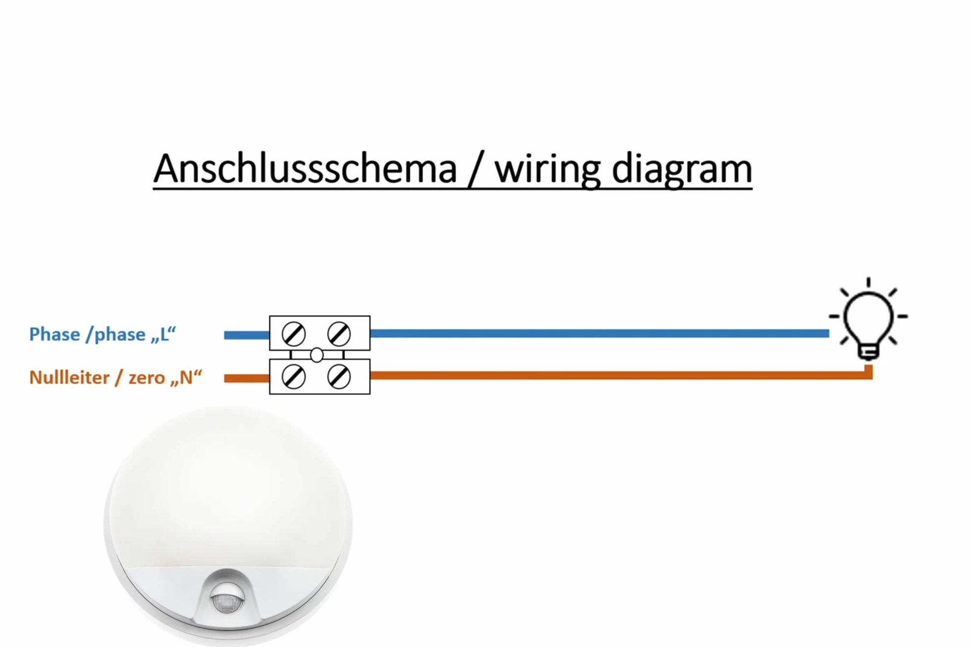 HUBER Lampa ścienna LED z czujnikiem ruchu 140° 10 W, 957 lm I IP54, chroniona lampa zewnętrzna LED z czujnikiem ruchu, lampa ścienna wewnątrz, okrągła, biała