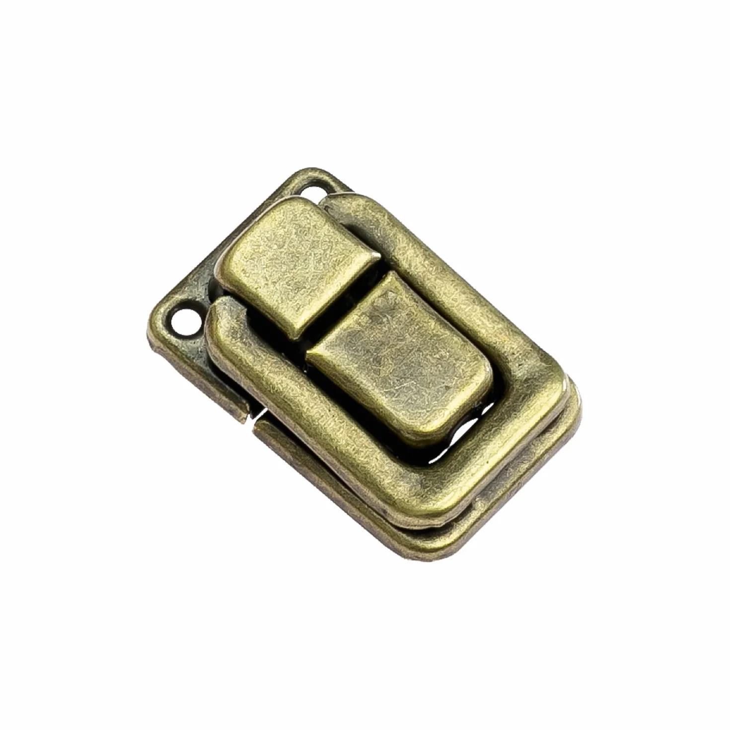 HMF 6492 metalowe zapięcia do walizek w stylu vintage | 2 sztuki | 25 x 38 mm | brąz