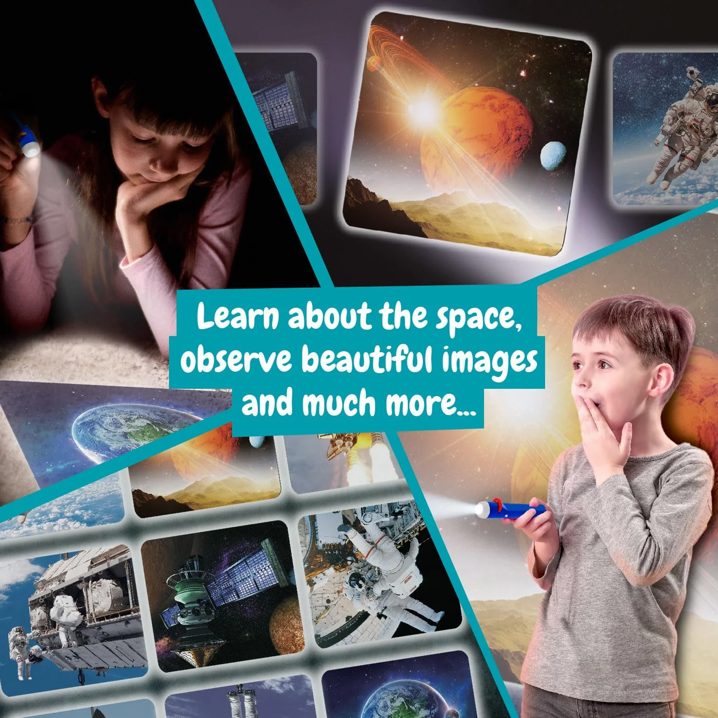 Science4you Projektor kosmiczny dla dzieci – projektor układu słonecznego i planetarnego dla dzieci, projektor planetarny, zabawki i gry kosmiczne, prezent dla chłopca i dziewczynki 4+ lat