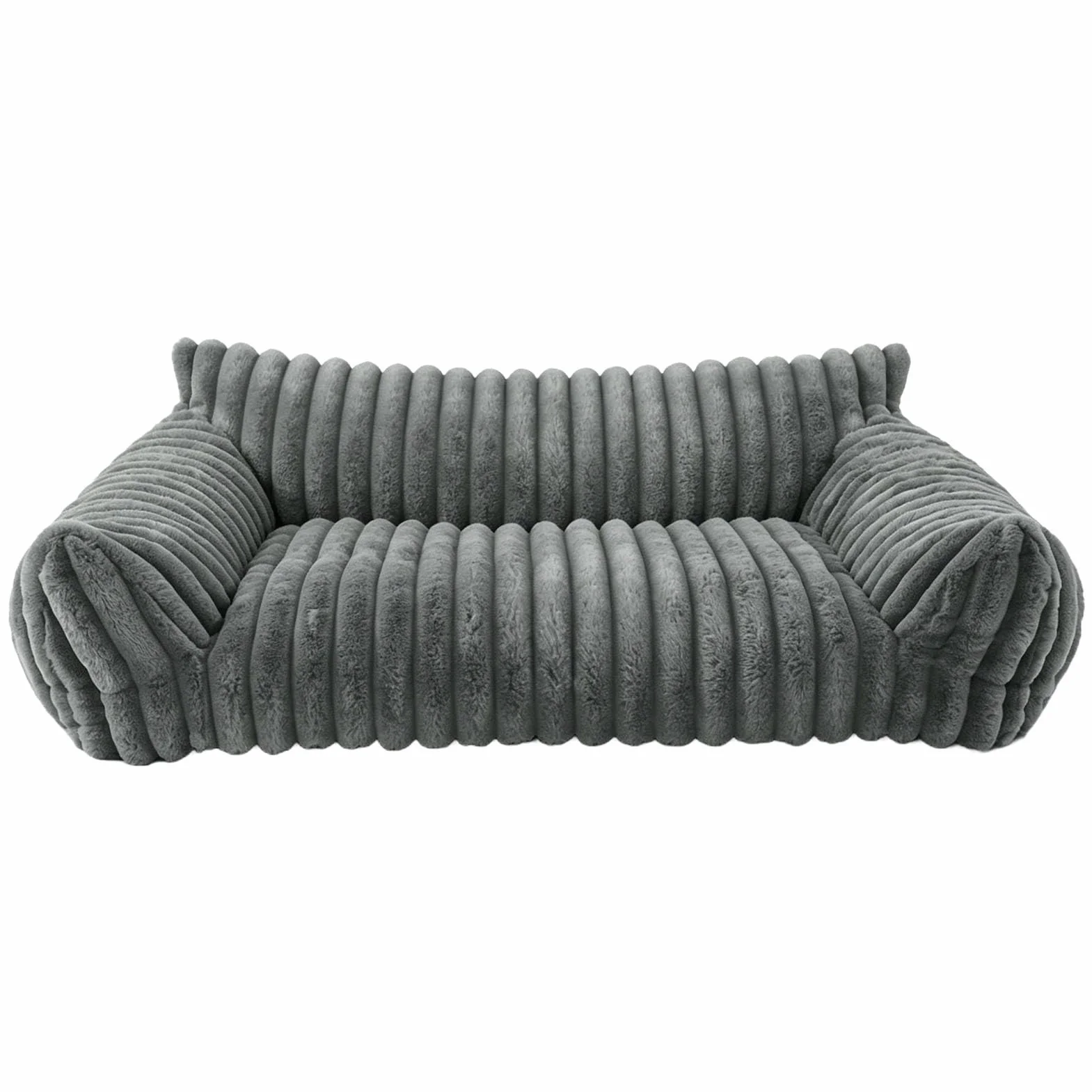 Legowisko dla Psa, Zmywalna, Wygodna, Ciepła i Miękka Sofa z Oparciem dla Małych Kotów i Psów (M75*50 * 20 cm)