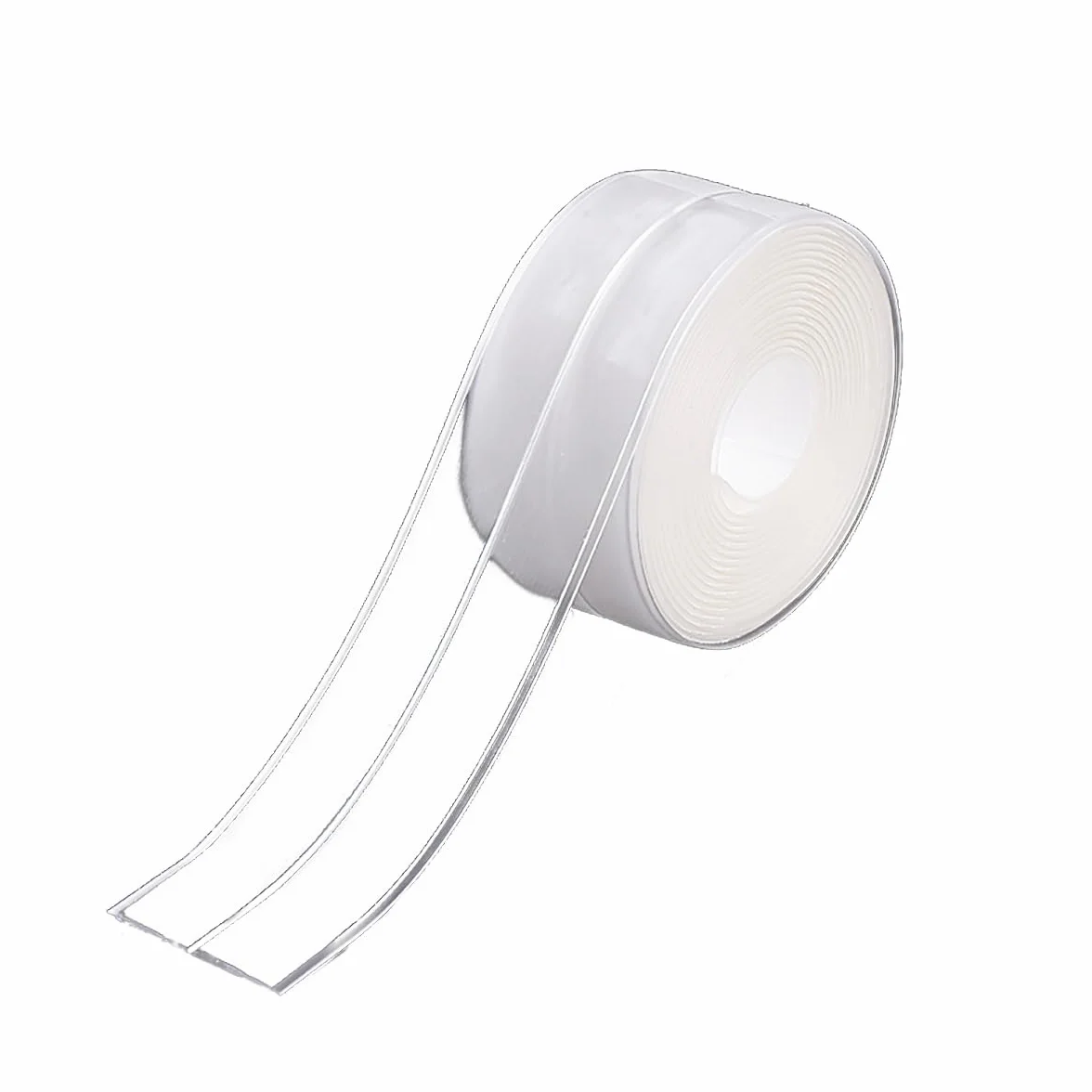Przezroczysta taśma łazienkowa do wanny, blat roboczy uszczelnia kuchnia, klej przeciw pleśni do łazienki toalety zlewozmywak kuchenny, 38 mm x 3,2 m