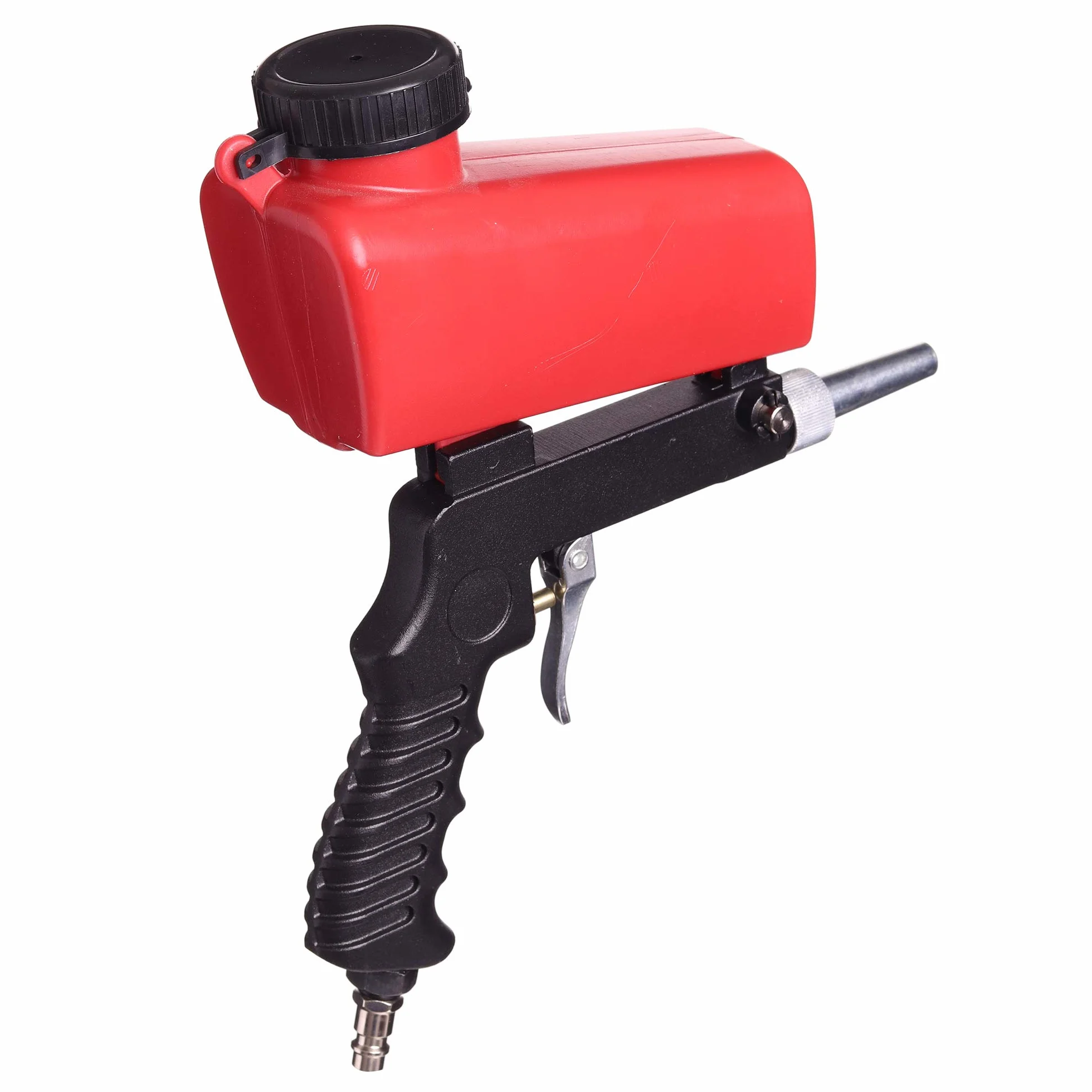 TC TECHNIC Technic ręczny pistolet do piaskowania, sprężone powietrze, lejek, zawór odcinający, poręczny, do surowych krawędzi, narożników, zardzewiałych miejsc