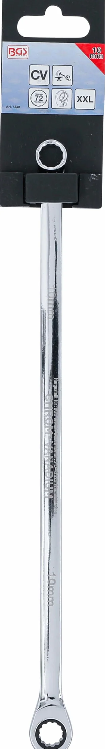 BGS 7240 Klucz oczkowy z grzechotką 10 mm bardzo długa