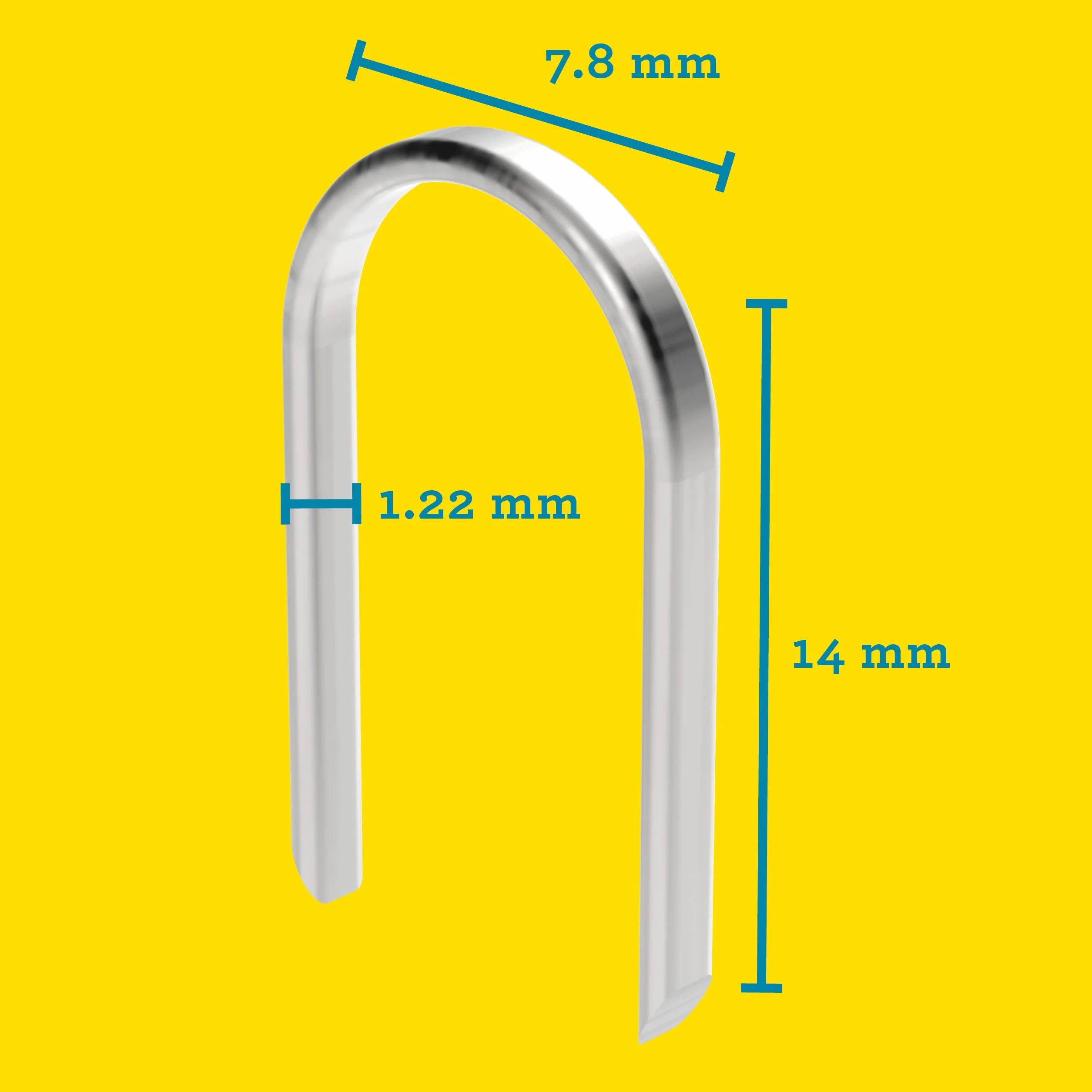 Rapid 7/14 mm Dp Staples (960) Narrow Box