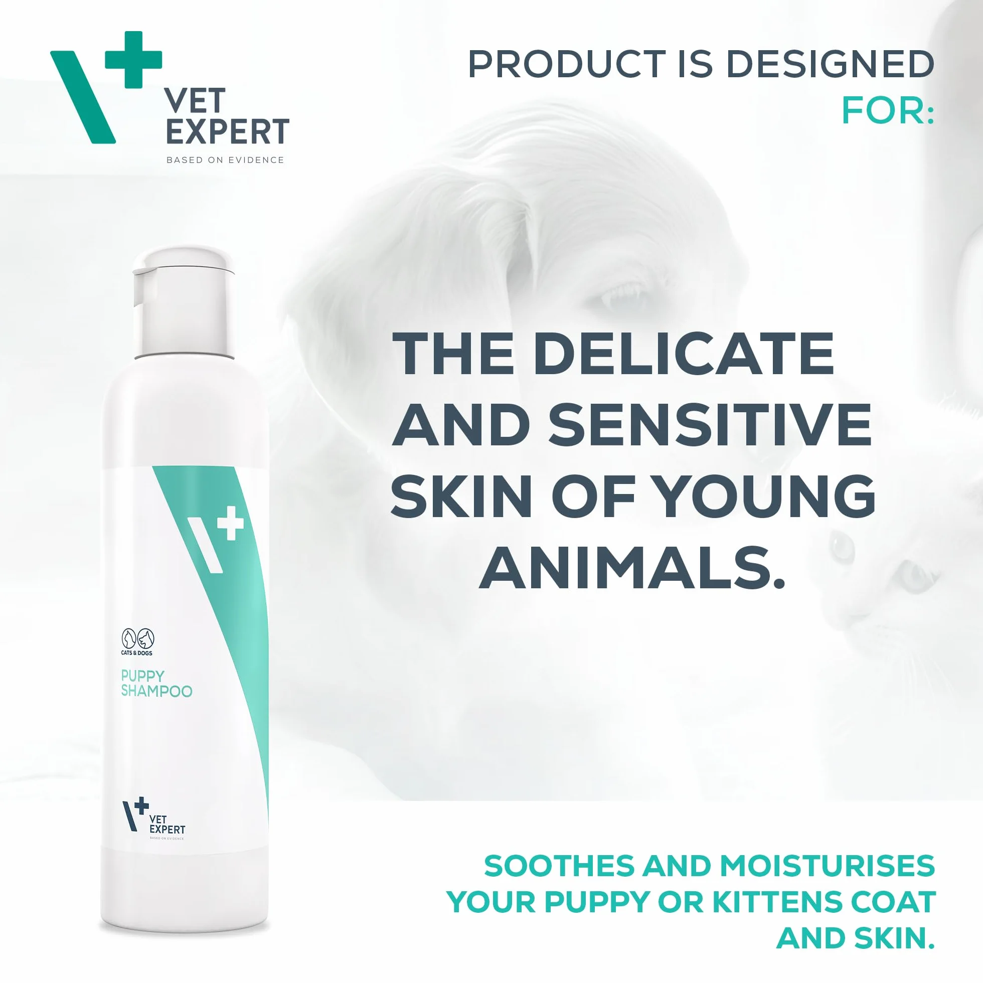 VET EXPERT PUPPY SHAMPOO - szampon dla szczeniąt i kociąt 250 ml