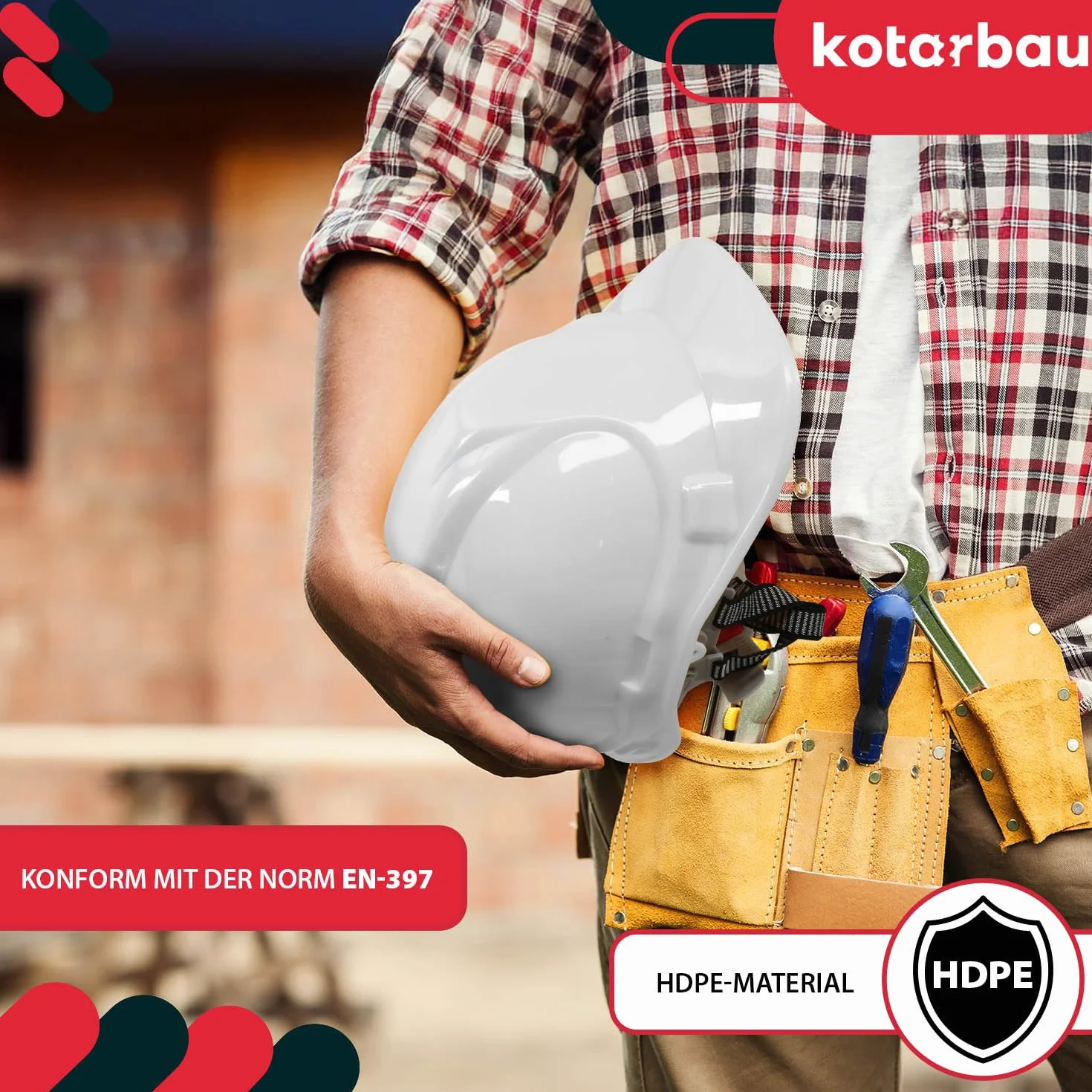 KOTARBAU® Regulowany kask ochronny Kolor