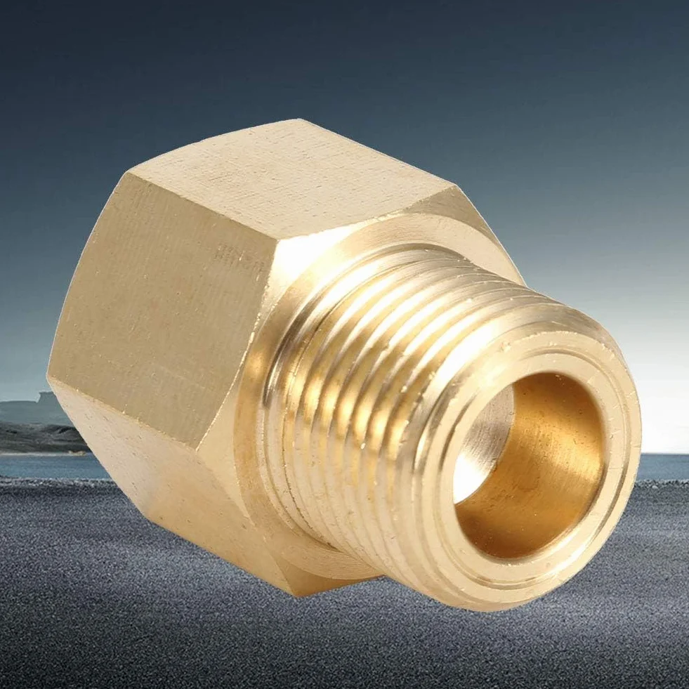Adapter Butli CO2, Mosiężny Zbiornik Butli W21.8 CGA320 Adapter Adaptera Regulatora Złącze Adaptera Złącze Zbiornika Akcesoria Konwertera (Konwertuj W21.8 na CGA320)
