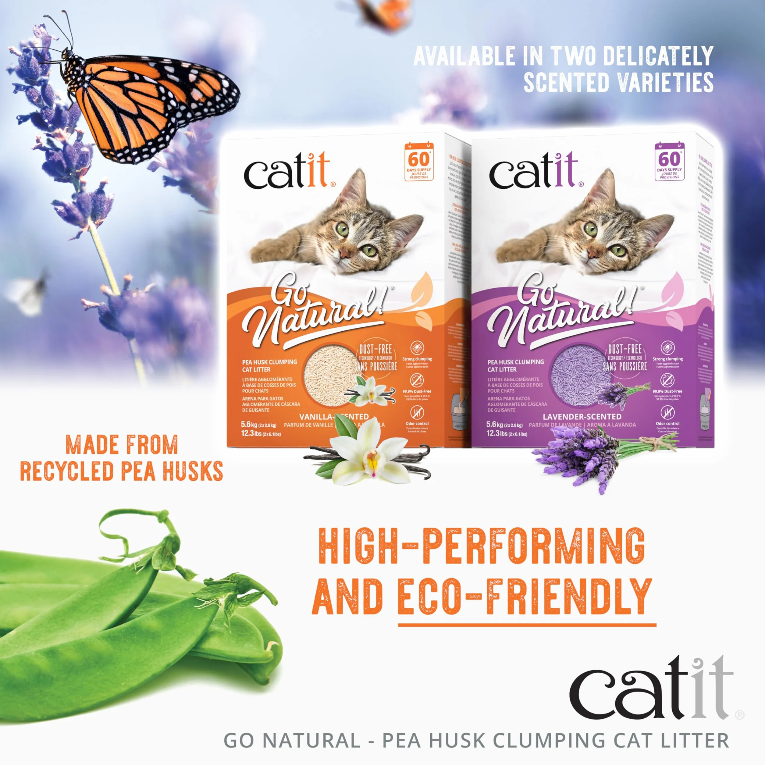 Catit Go Natural! Żwirek, 2 x 2,8kg