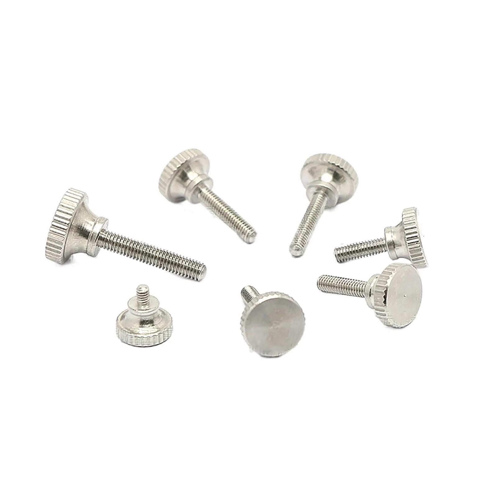 Śruby radełkowane M2 M2.5 M3 M4 M5 M6 303 uchwyt ręczny ze stali nierdzewnej śruby długość 3-35mm dla DIY komputer samochodowy (Color : 10 PCS, Size : M6 x 35 mm)
