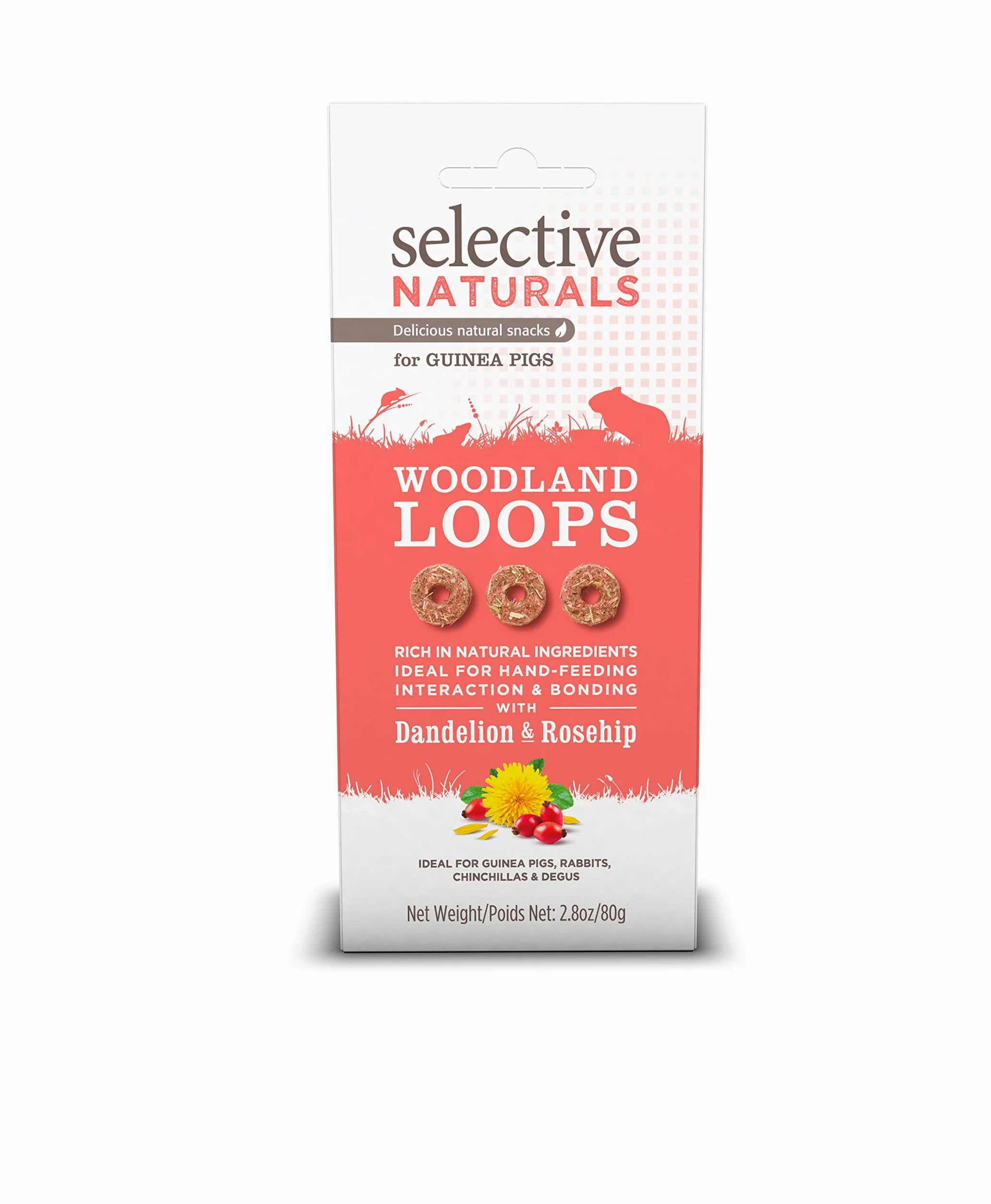 Supreme Petfoods Selective Naturals Woodland Loops For Guinea Pigs (Pack Of Four)